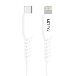 MiTEC GAME MITEC 1M USB C TO MFI LIGHTNING CABLE WHITE