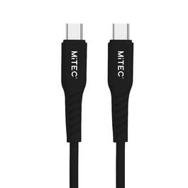 MiTEC GAME MITEC 1M USB C TO USB C CABLE BLACK