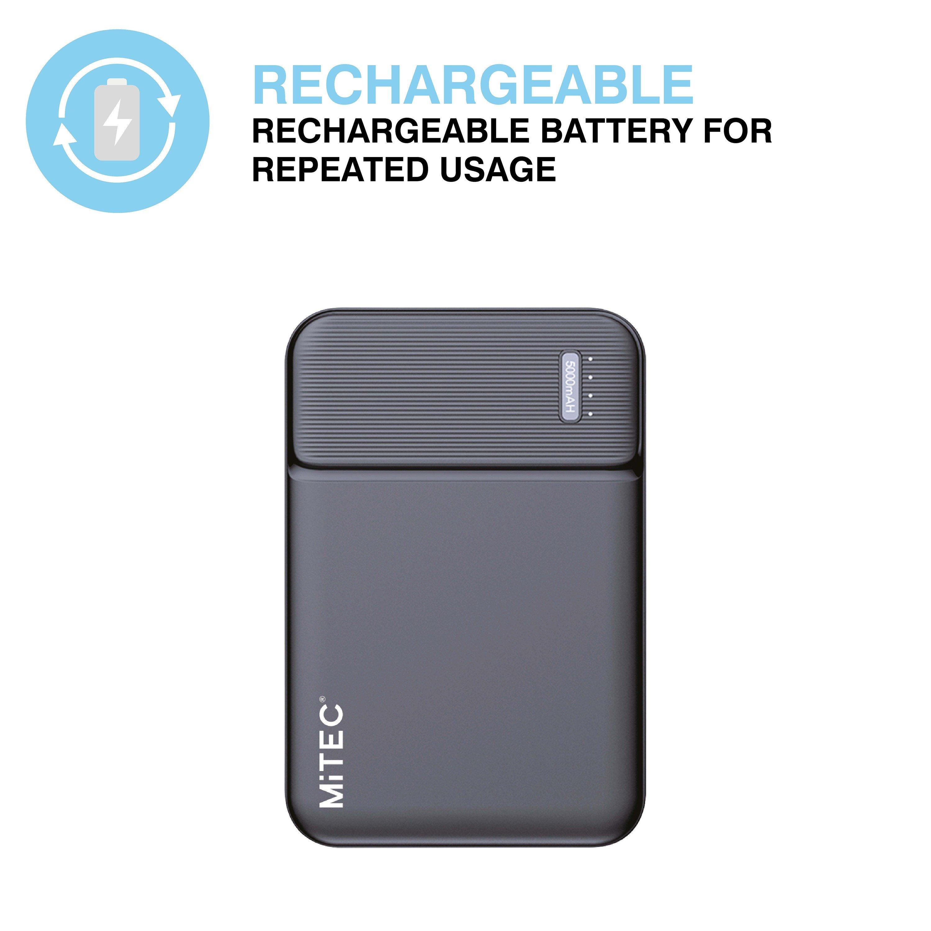 Nero - MiTEC - MITEC 5,000MAH POWER BANK BLACK - 4