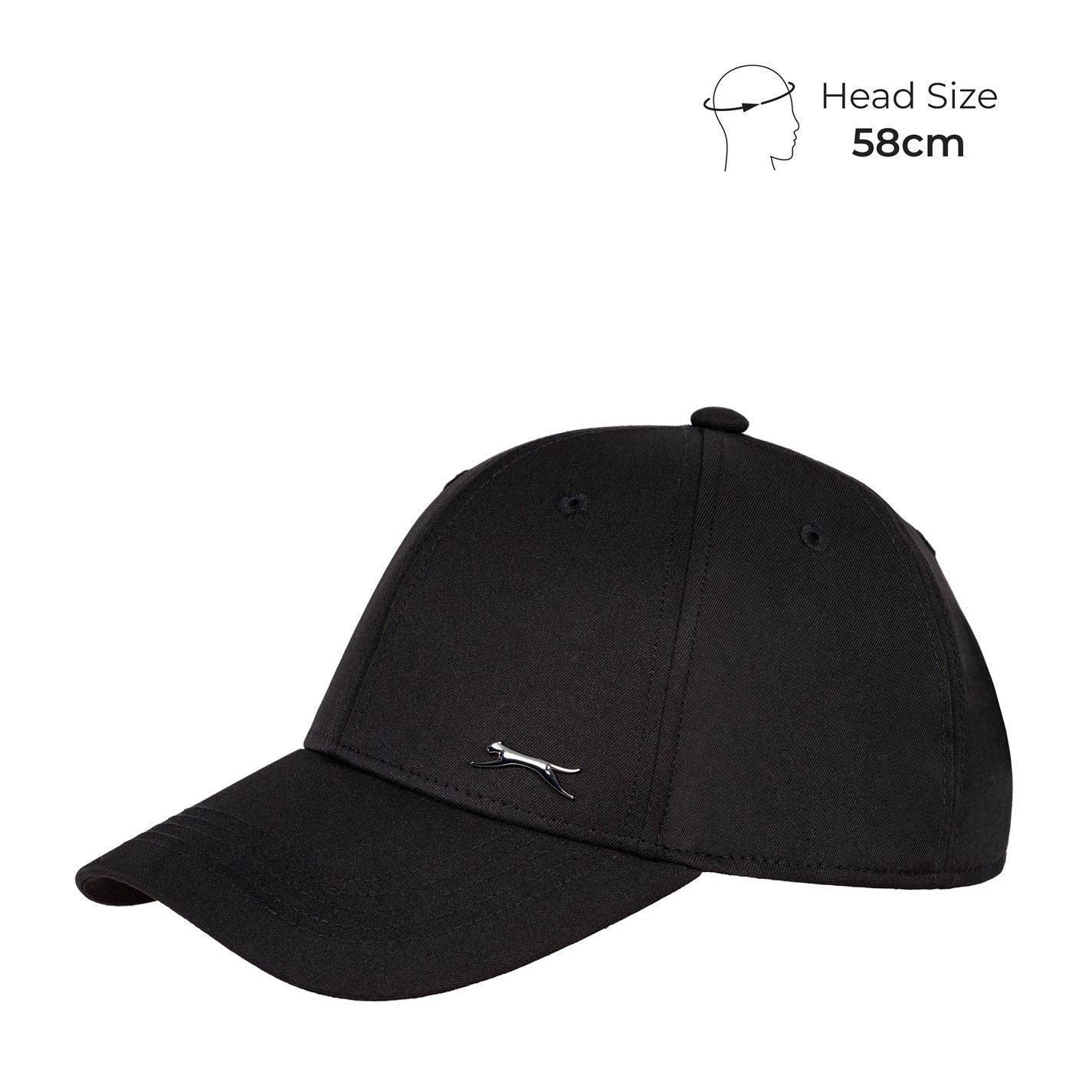 Black - Slazenger - Metal Badge Cap Mens - 1