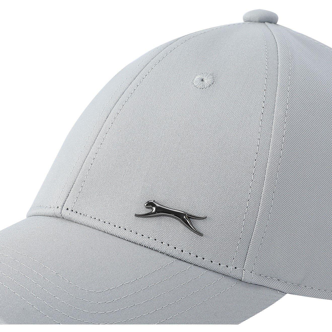 Grey - Slazenger - Metal Badge Cap Mens - 4
