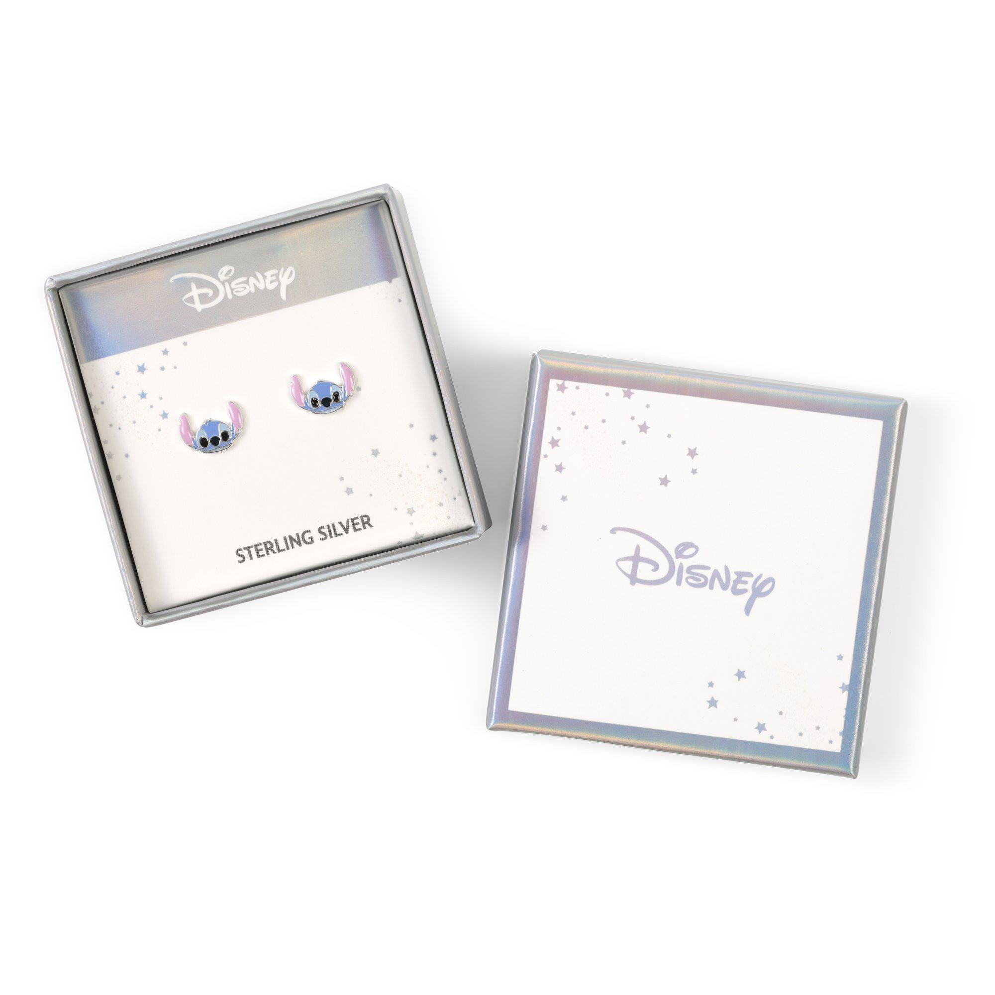 Silver - Disney Stitch - Stitch sterling silver 925 enamel stud earrings - 4