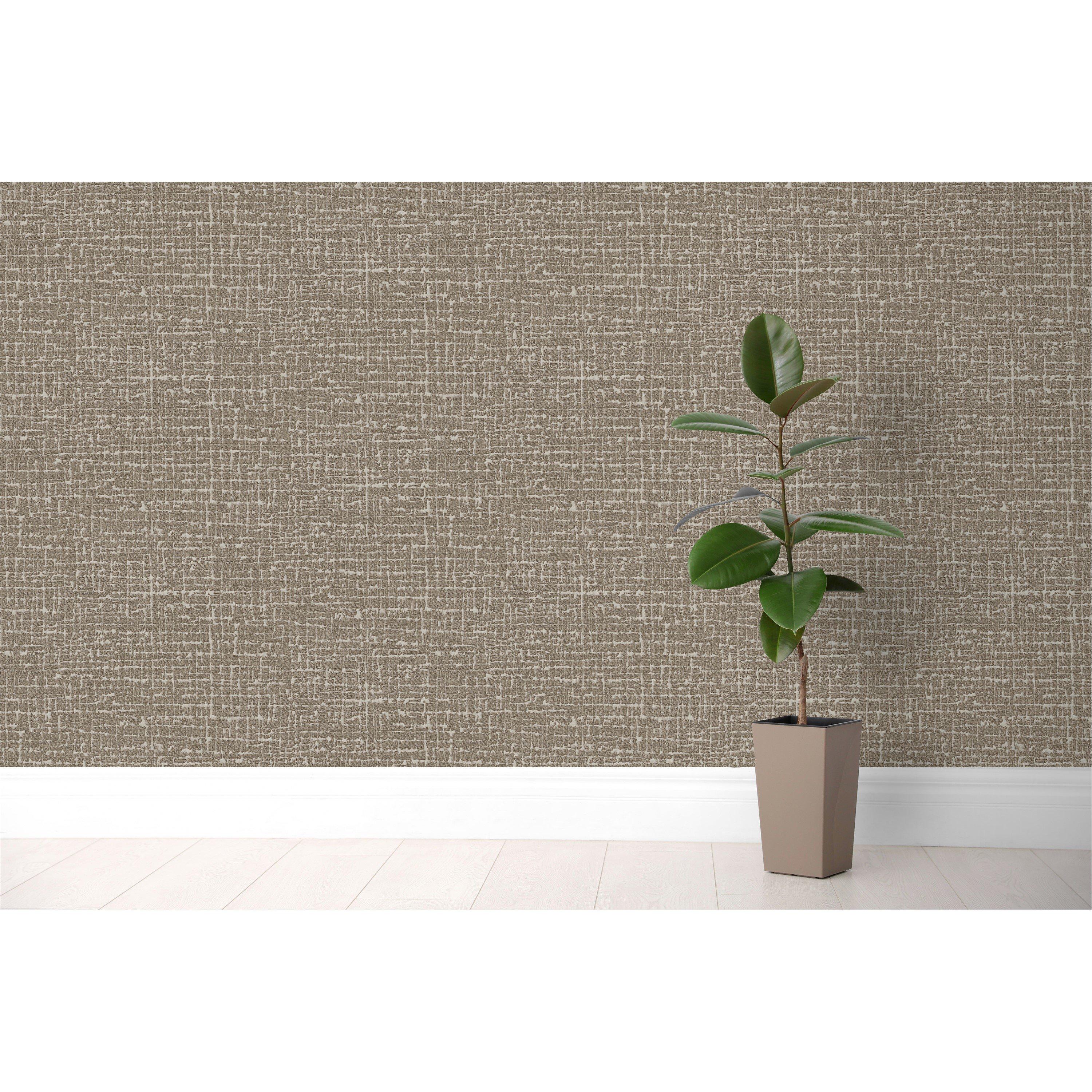 Yellow - Design ID - DID Aztec Silk Gold Wallpaper - 4