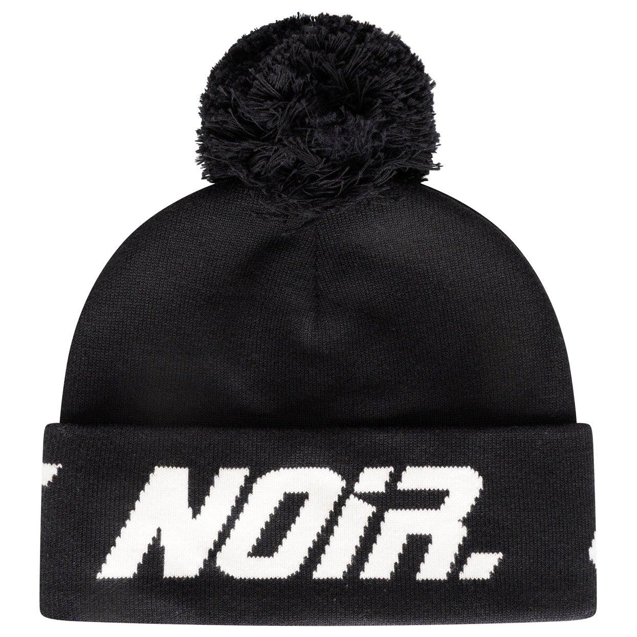 Black/White - Societe Noir - Logo Beanie - 2