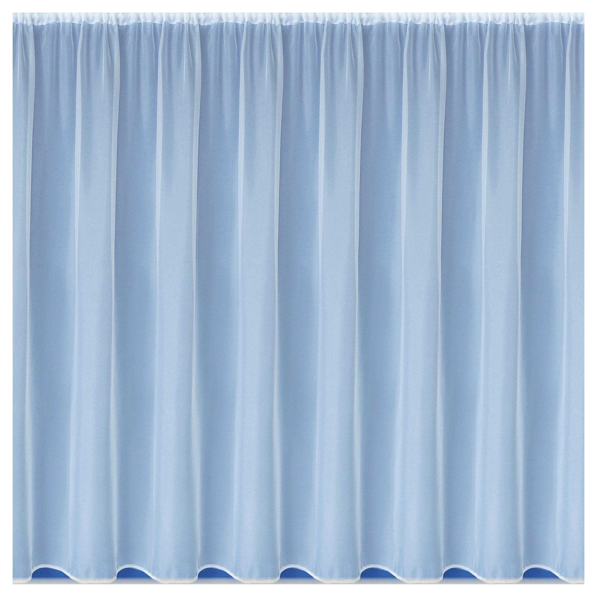 White - Enhanced Living - Albany Plain Net Cut Panel - 2