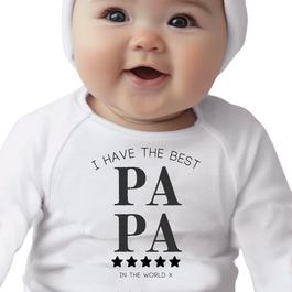 Aye Do I Have The Best PAPA Baby Grow 7330-BBYgrow
