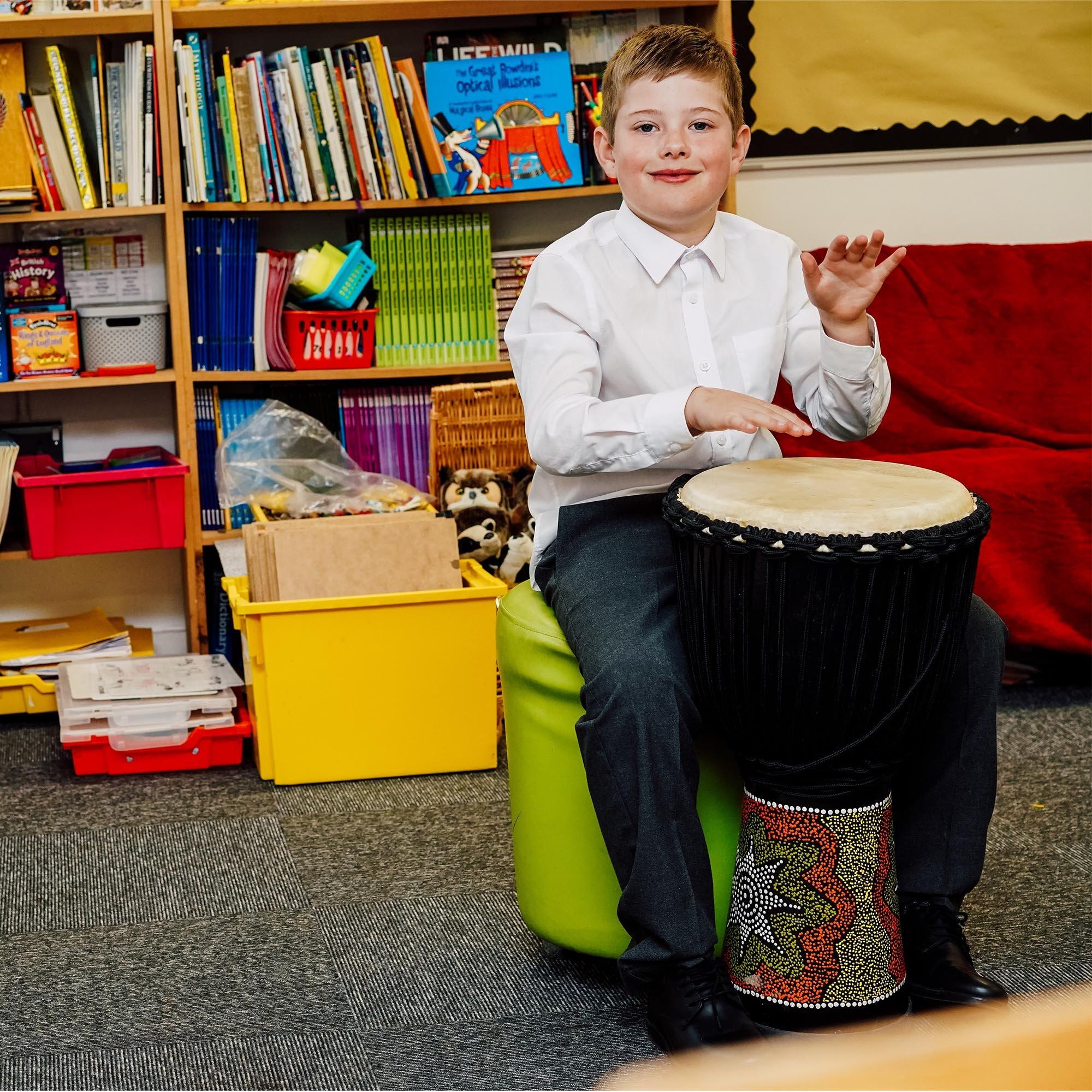 Multi - A-Star - A-Star 10 inch Painted Djembe - 4
