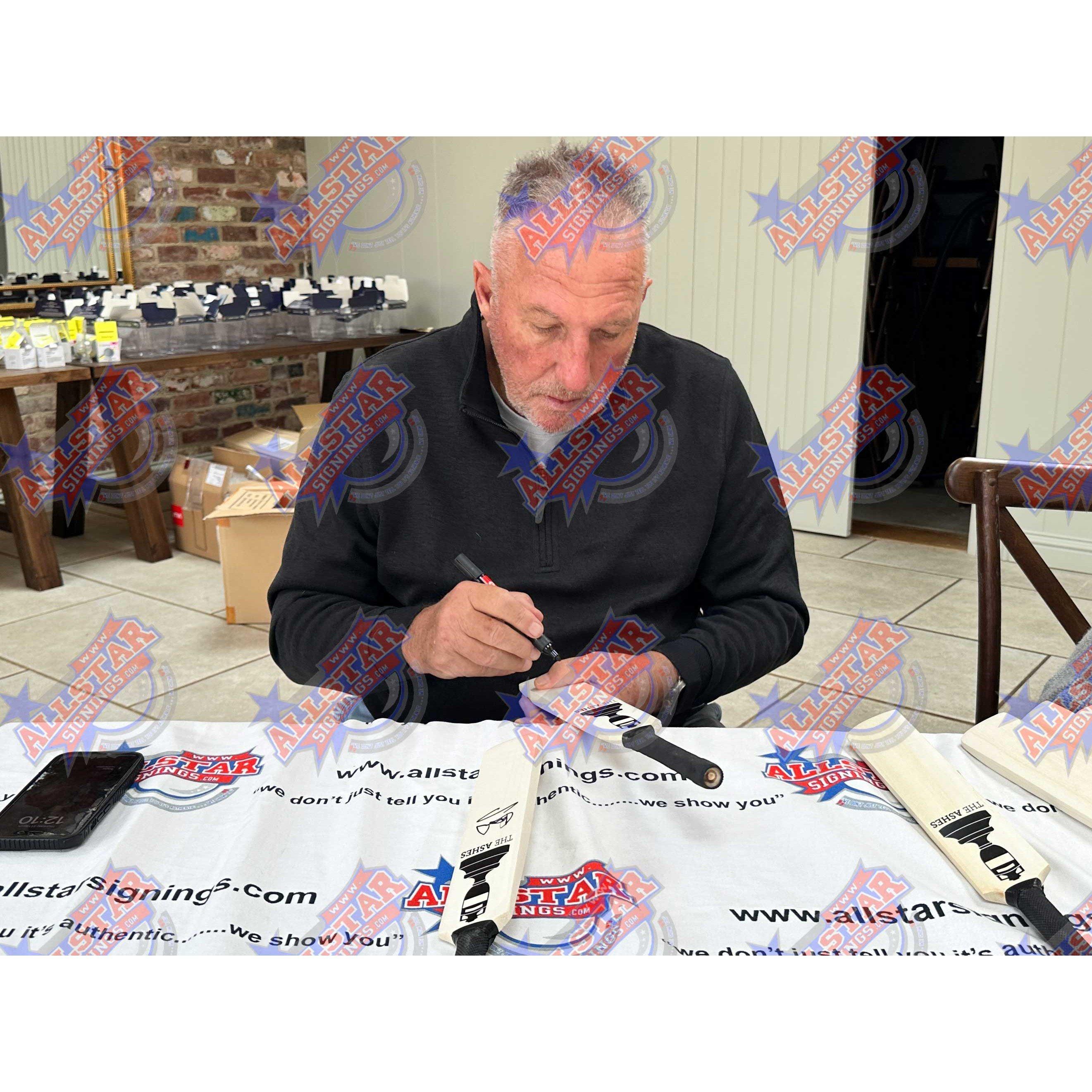 White - AllStarSignings Ltd - Ian Botham signed & framed mini cricket bat - 2