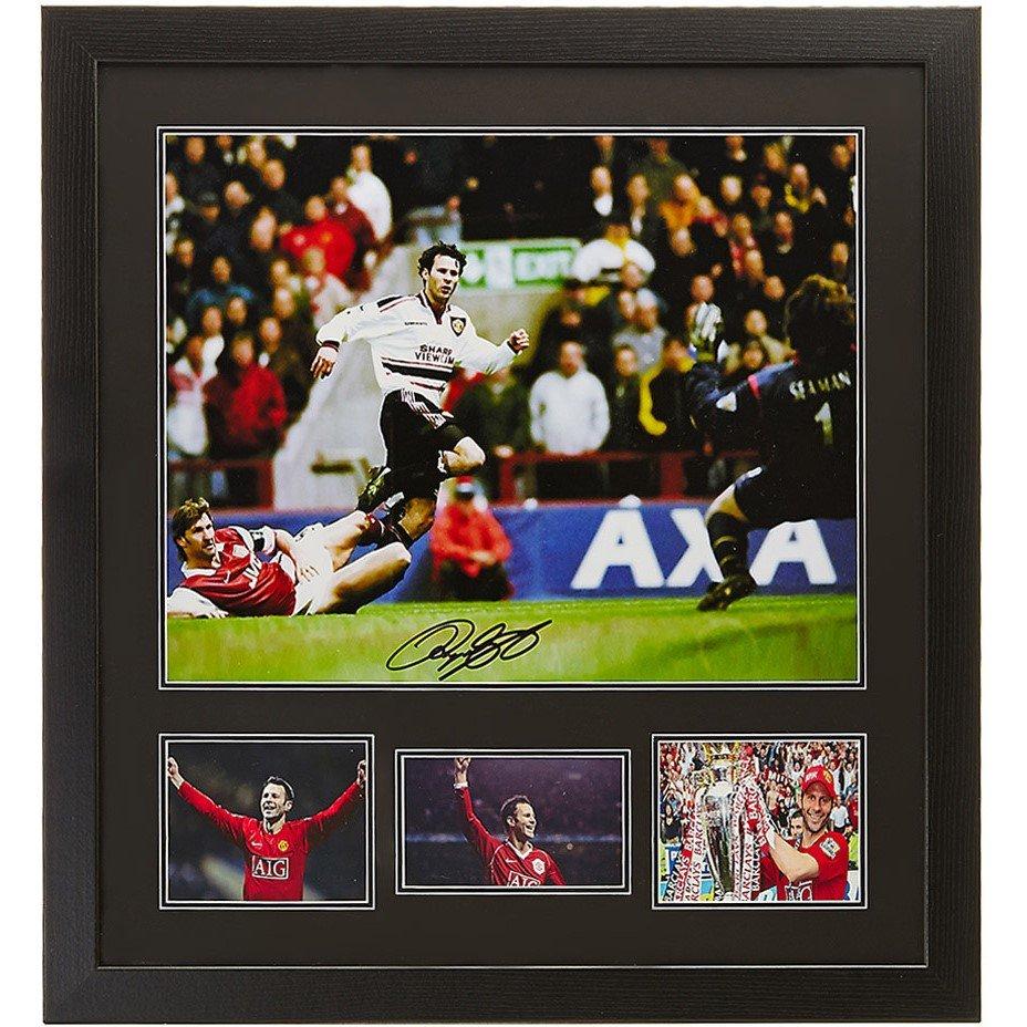 Red - AllStarSignings Ltd - Ryan Giggs signed & framed Manchester United photo - 1