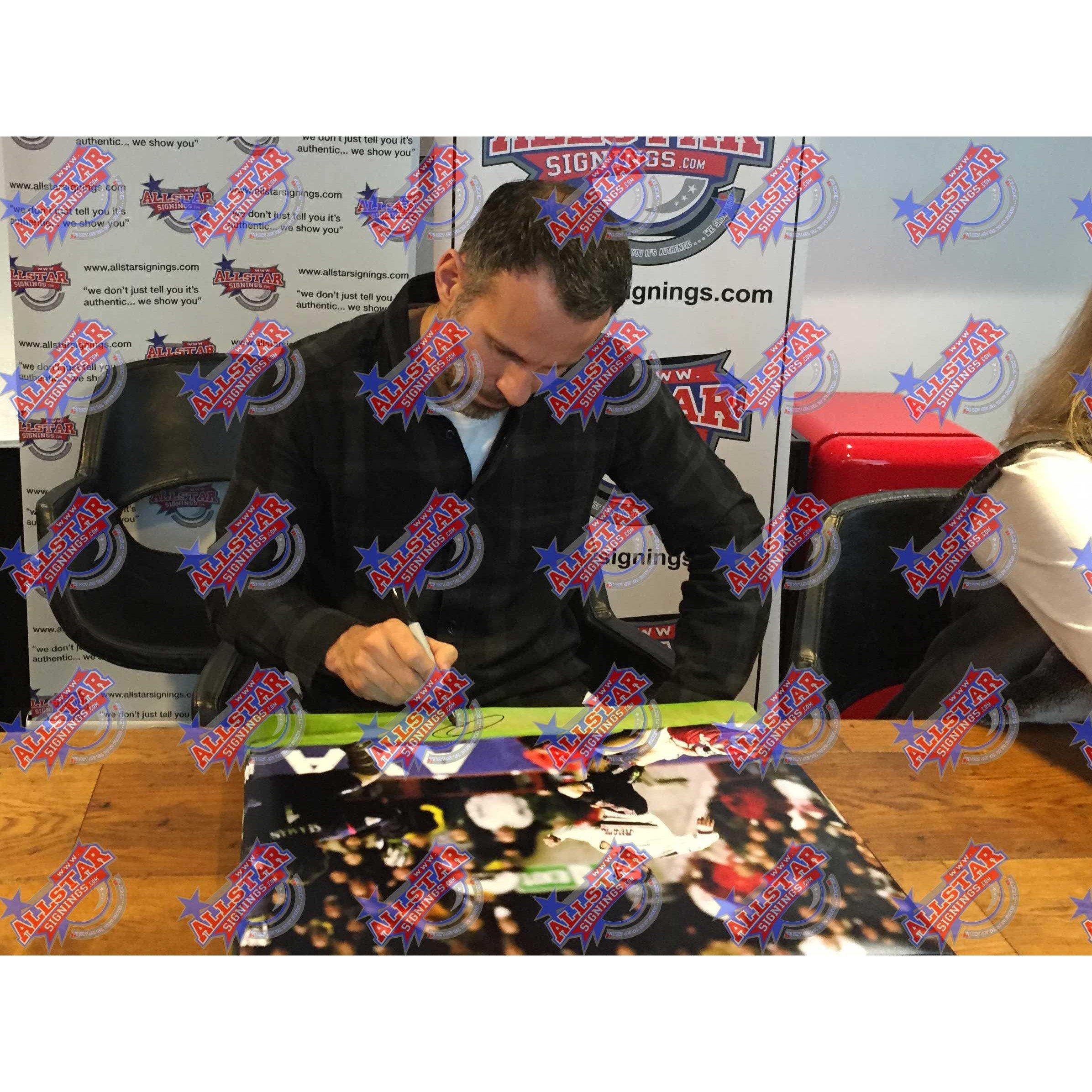 Red - AllStarSignings Ltd - Ryan Giggs signed & framed Manchester United photo - 2