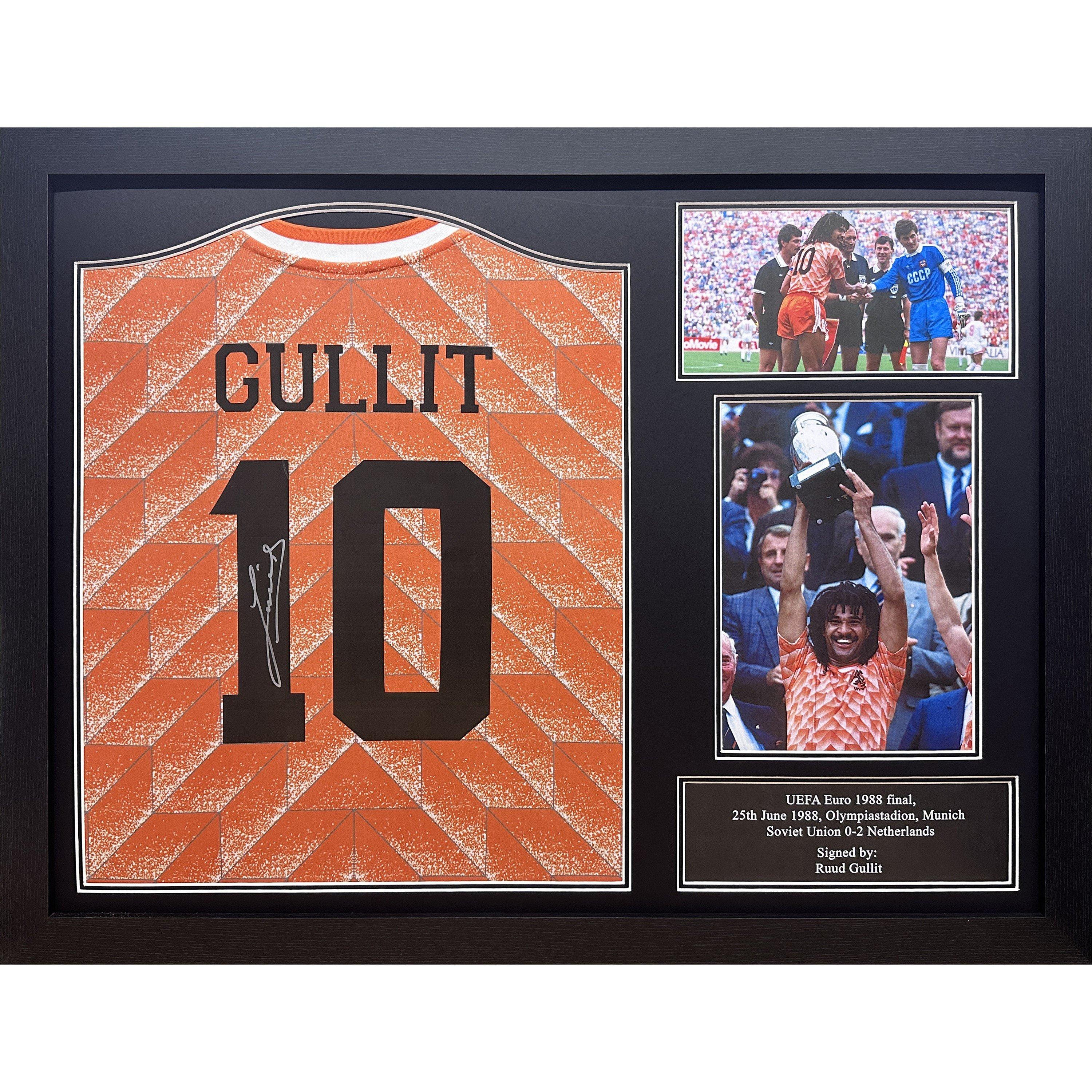 Orange - AllStarSignings Ltd - Ruud Gullit signed & framed Netherlands shirt - 1