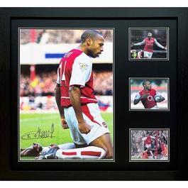 AllStarSignings Ltd Thierry Henry signed & framed Arsenal photo