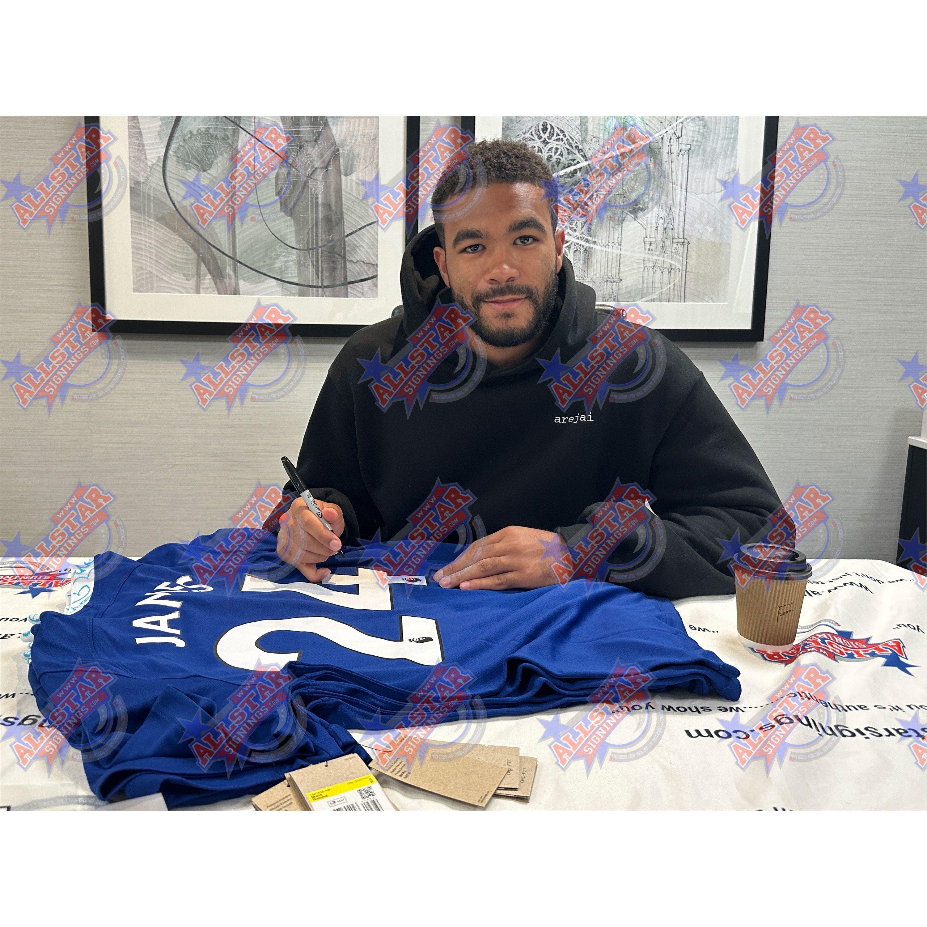 Blue - AllStarSignings Ltd - Reece James signed & framed Chelsea shirt - 2