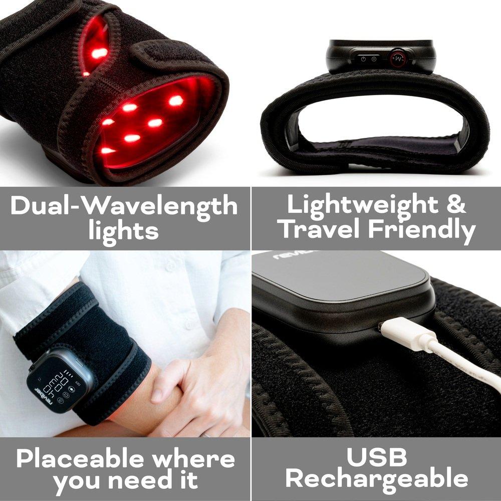 Balck - Reviber - Reviber Muscle And Joint Care Infrared Light Thera - 4