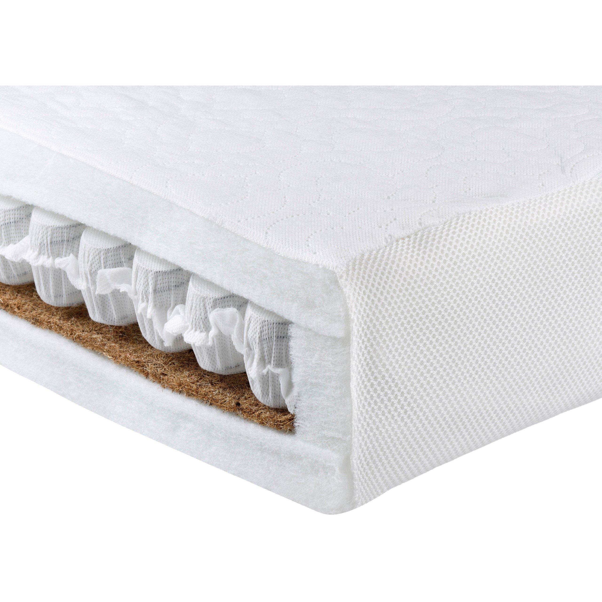 White - Babymore - Premium Core Cot Mattress - 120 x 60 cm - 1