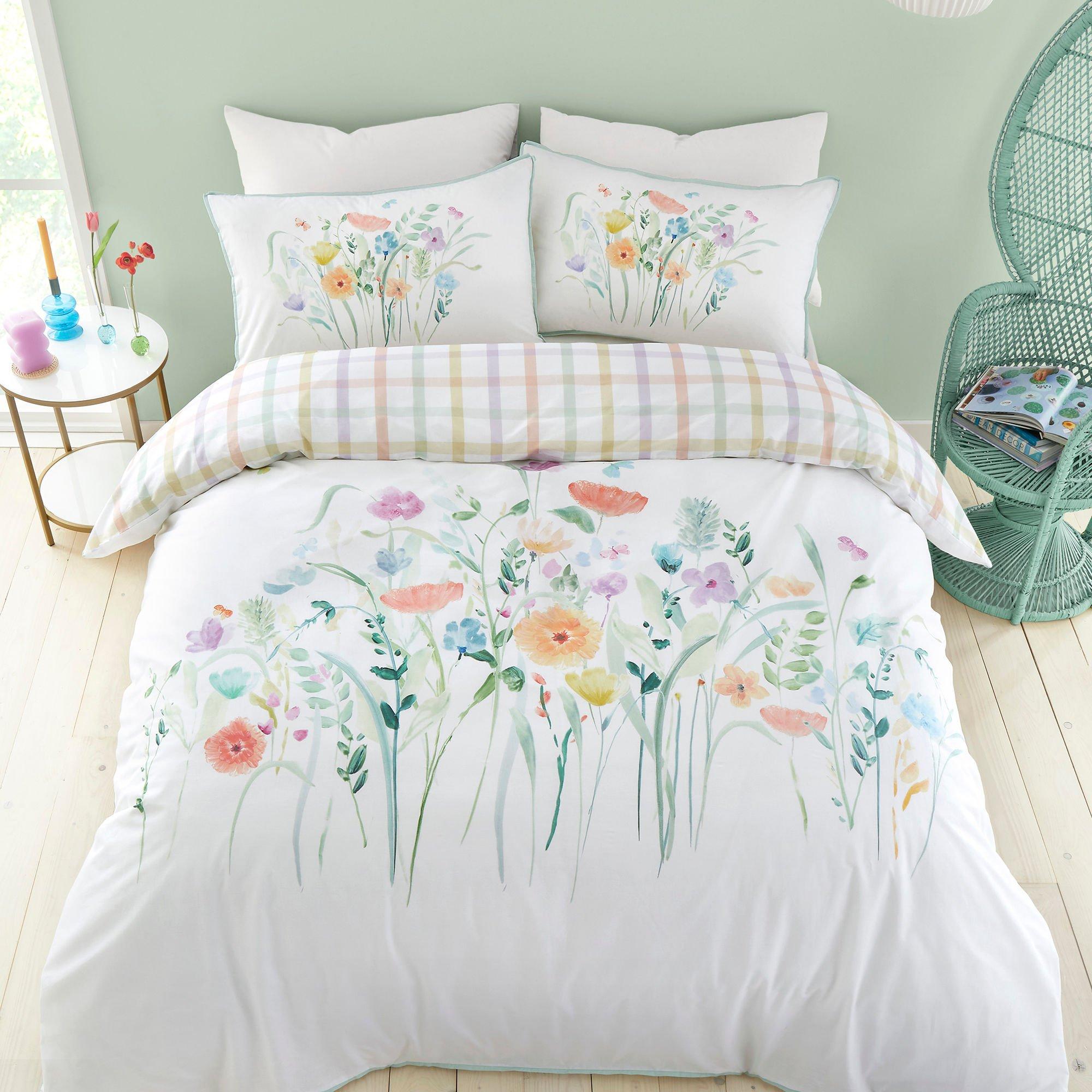 Multi - Appletree Style - Gardenia Cotton Duvet Cover Set - 4