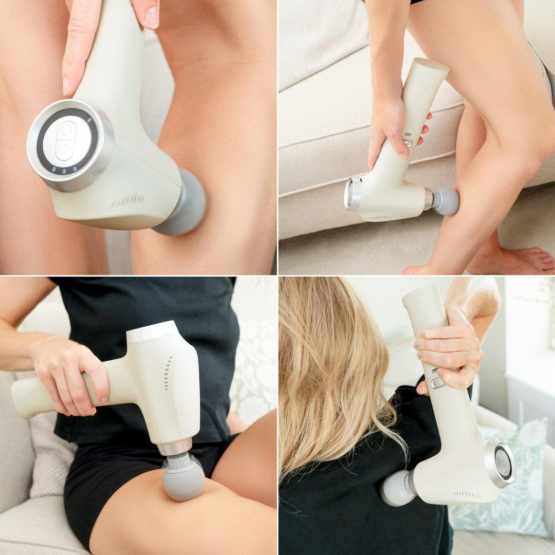 Grey - Reviber - Reviber Long Reach Deep Tissue Massage Gun - 2