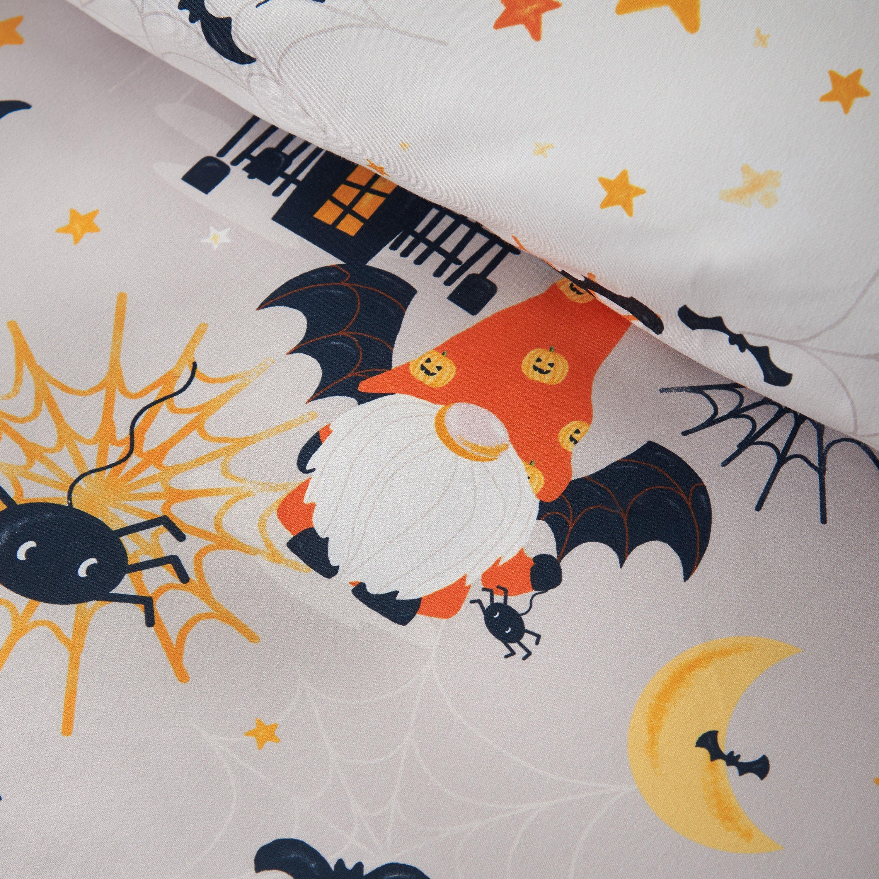 Natural - Catherine Lansfield - Halloween Gonks So Soft Reversible Duvet Cover Set - 4