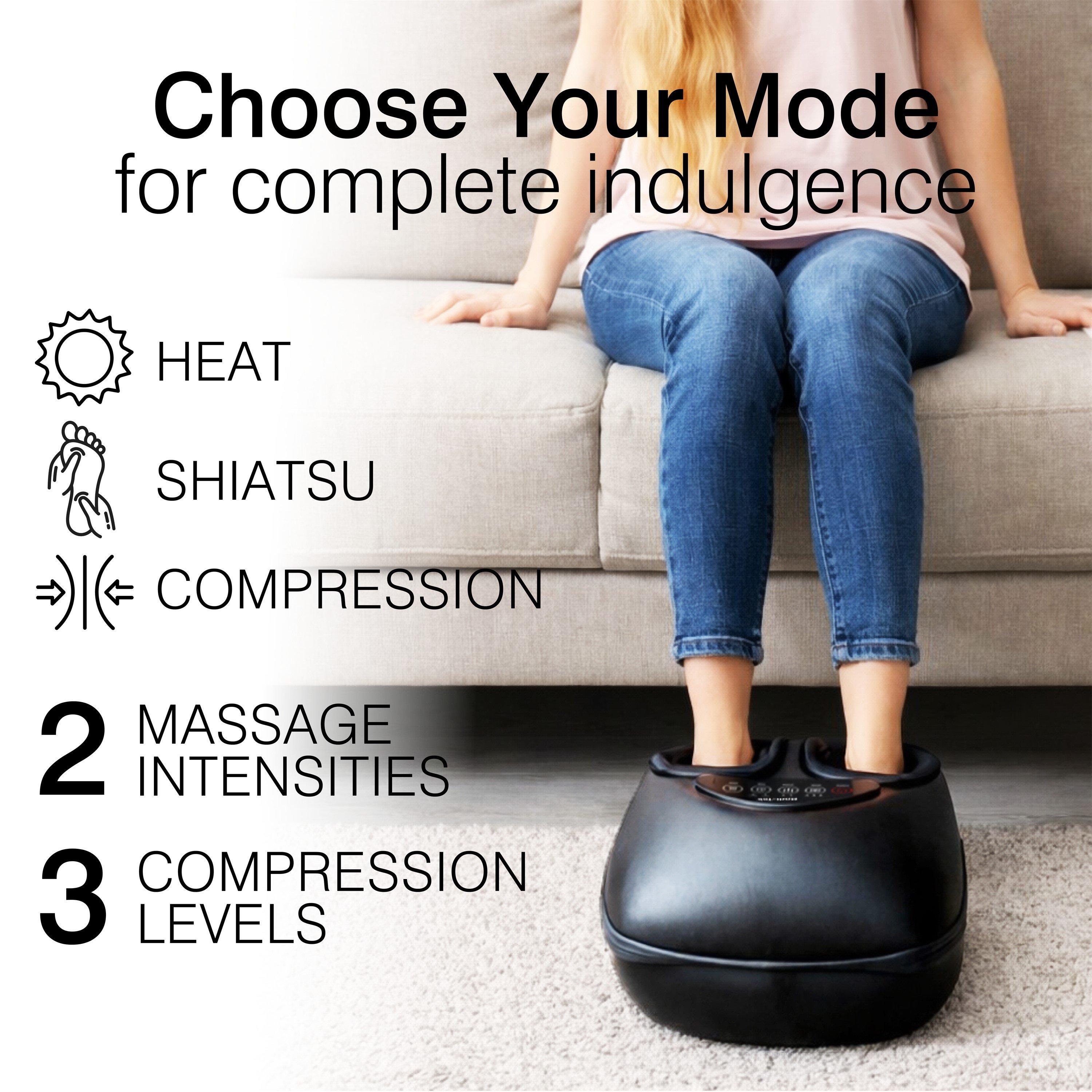 Black - Bodi-Tek - Bodi-Tek Foot-Therapy 3 in 1 Massager - 2
