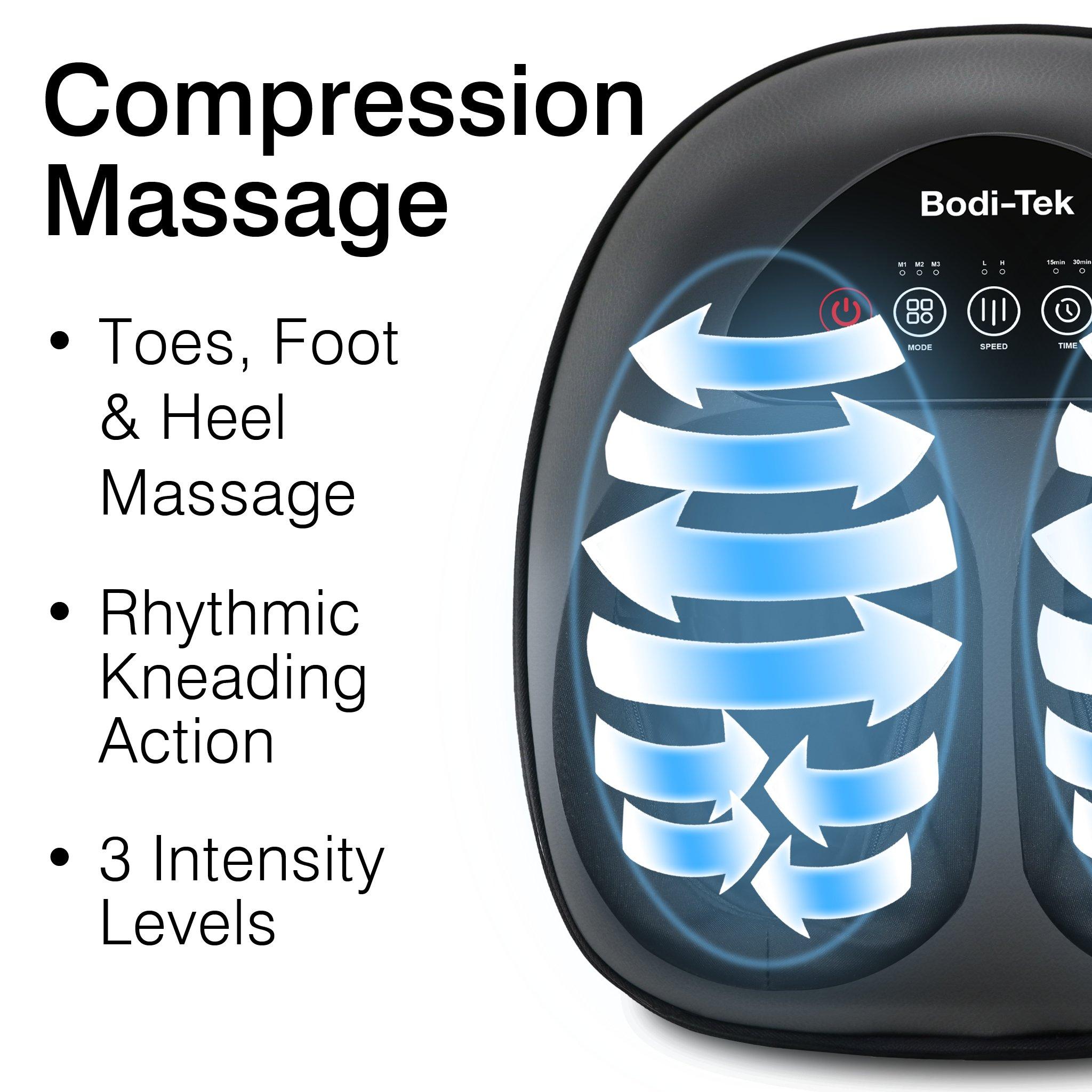 Black - Bodi-Tek - Bodi-Tek Foot-Therapy 3 in 1 Massager - 3