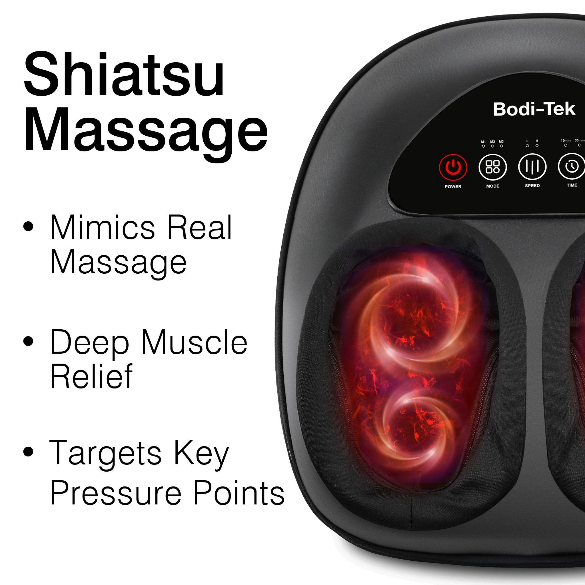 Black - Bodi-Tek - Bodi-Tek Foot-Therapy 3 in 1 Massager - 4