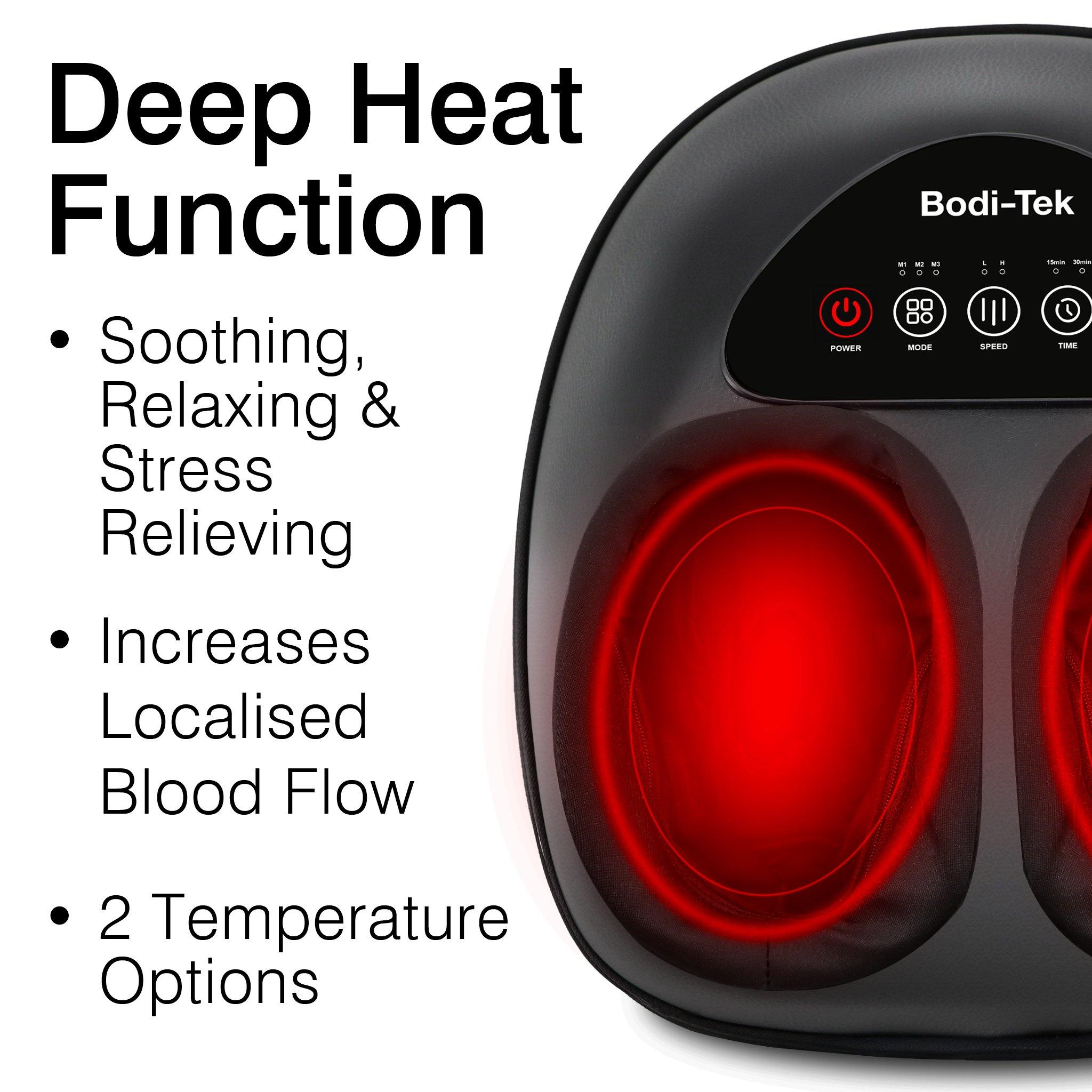 Black - Bodi-Tek - Bodi-Tek Foot-Therapy 3 in 1 Massager - 5