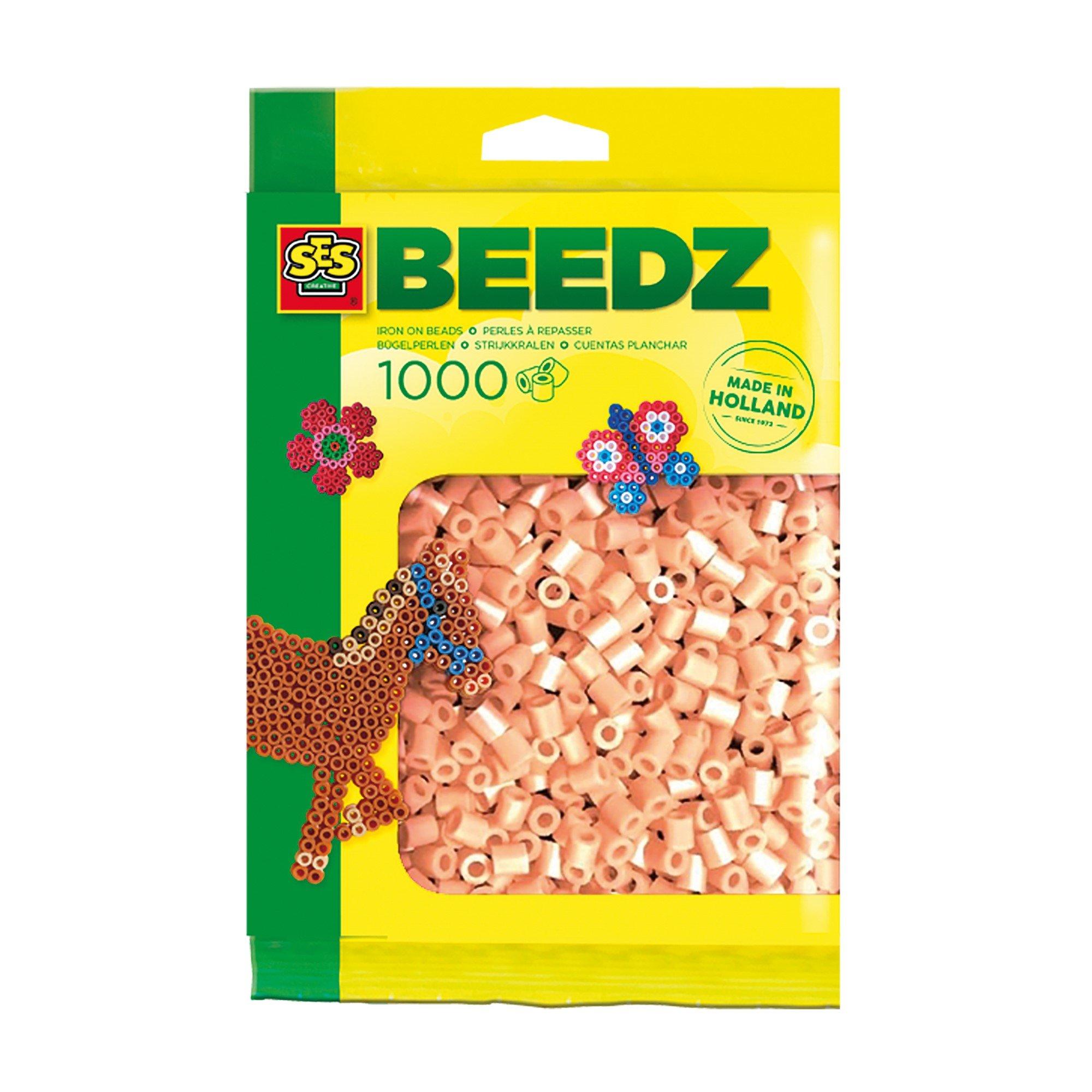 Ses Creative  Kids Iron On Beads 1000 Salmon Pink - 