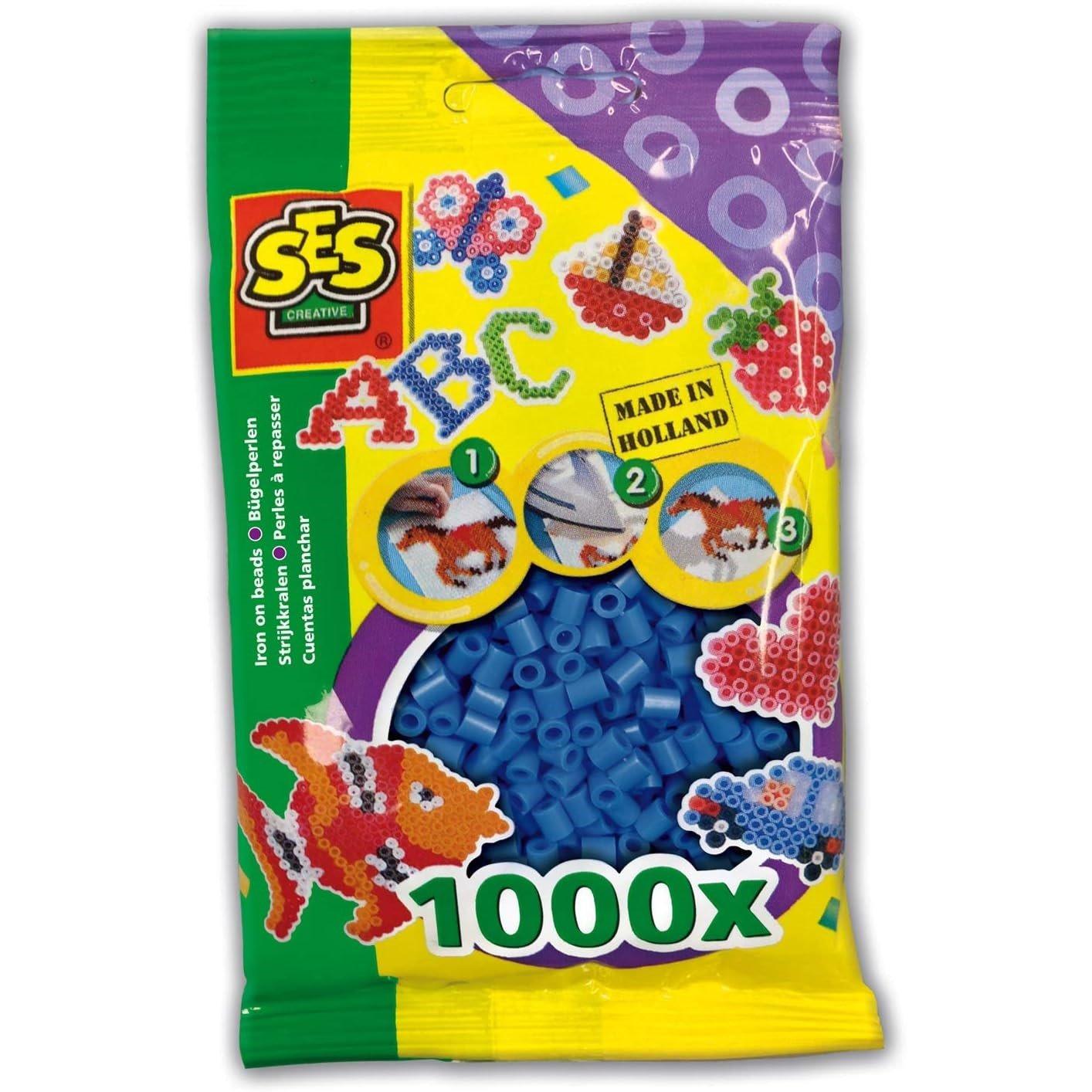 Multi - SES Creative - Iron on beads 1000 dark blue