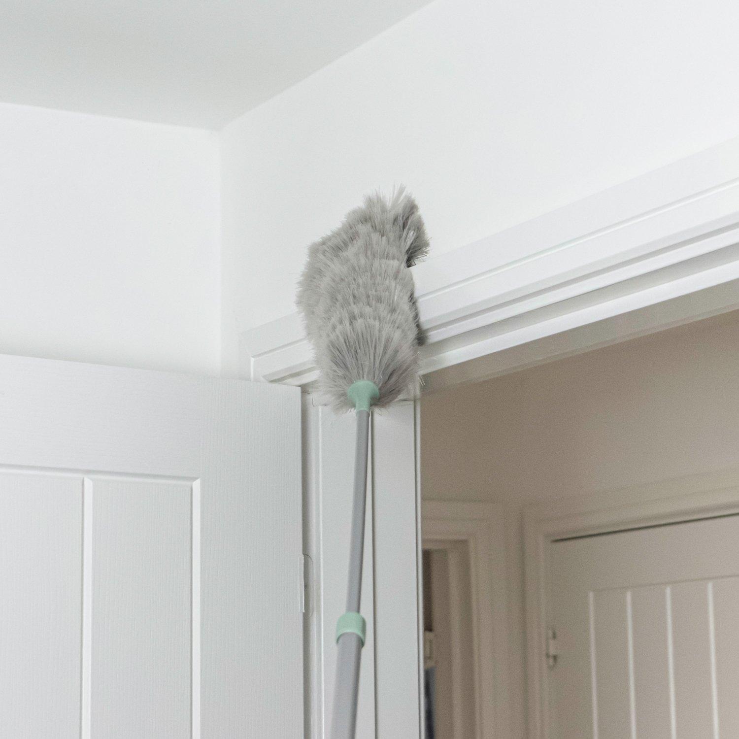 Grey - JVL - JVL Synthetic Duster - Grey - 9