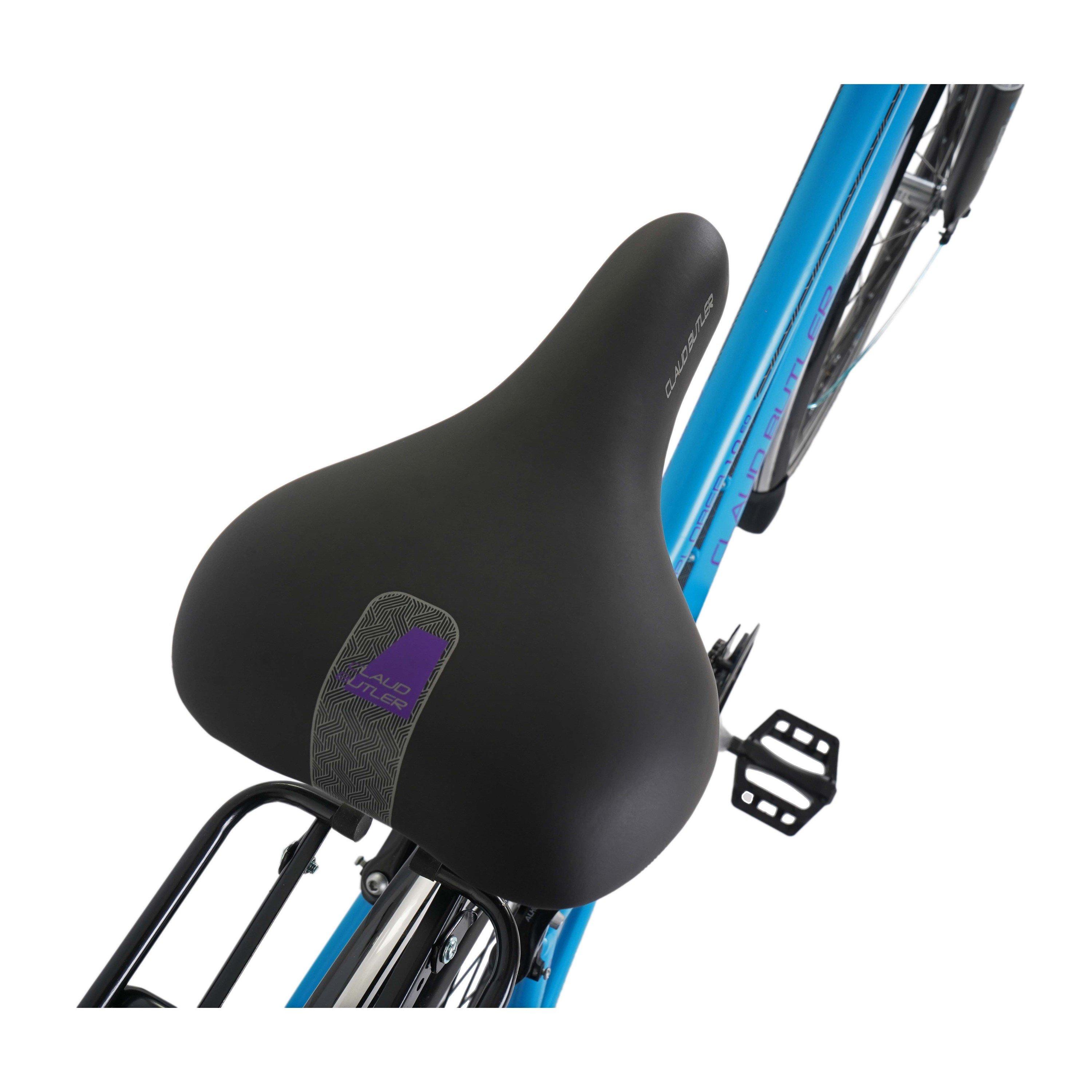 Blue - Claud Butler - Claud Butler Explorer 1.0 EQ Low Step Hybrid Bike - 7