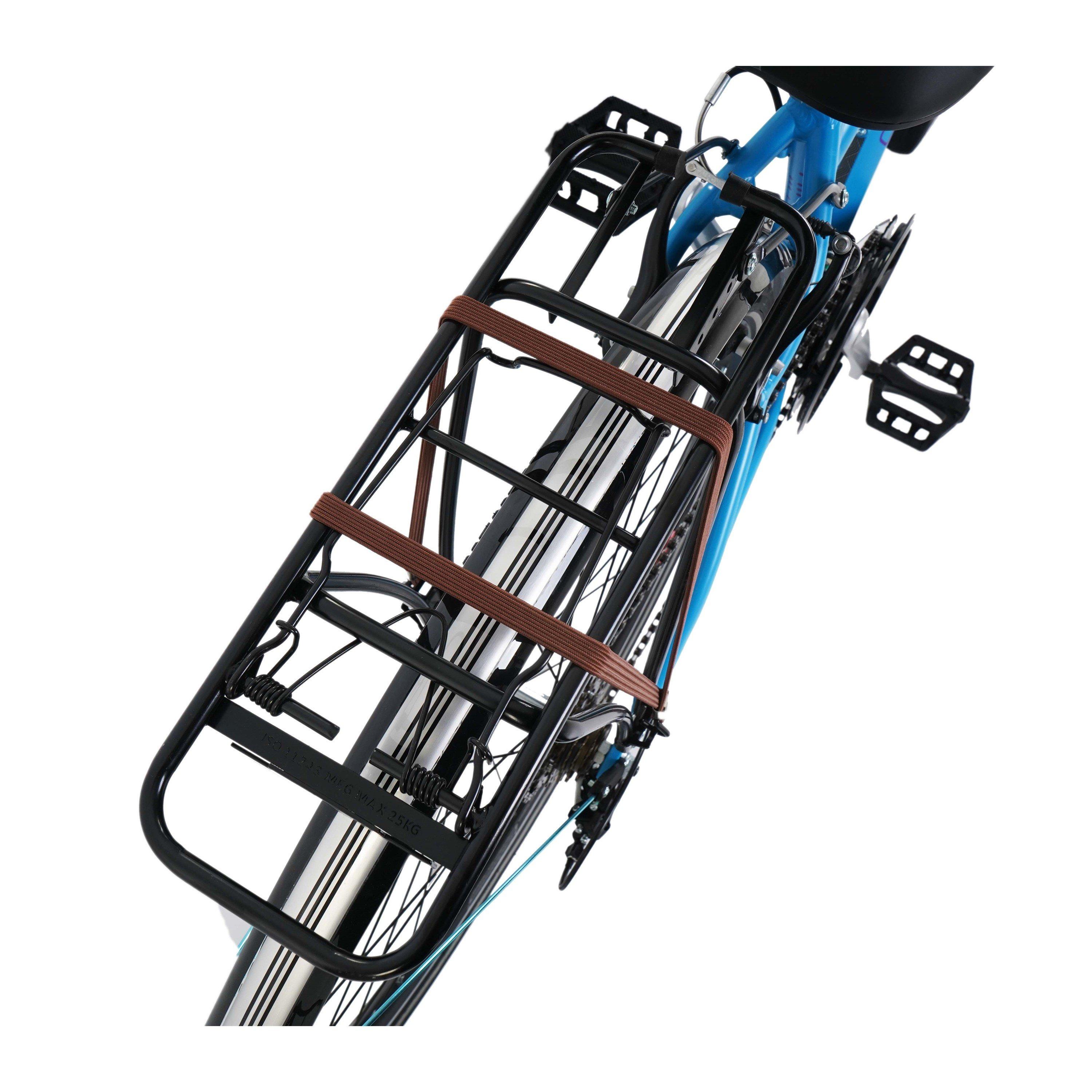 Blue - Claud Butler - Claud Butler Explorer 1.0 EQ Low Step Hybrid Bike - 10