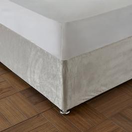 Catherine Lansfield Kingsley Matt Velvet Elasticated Divan Base Wrap