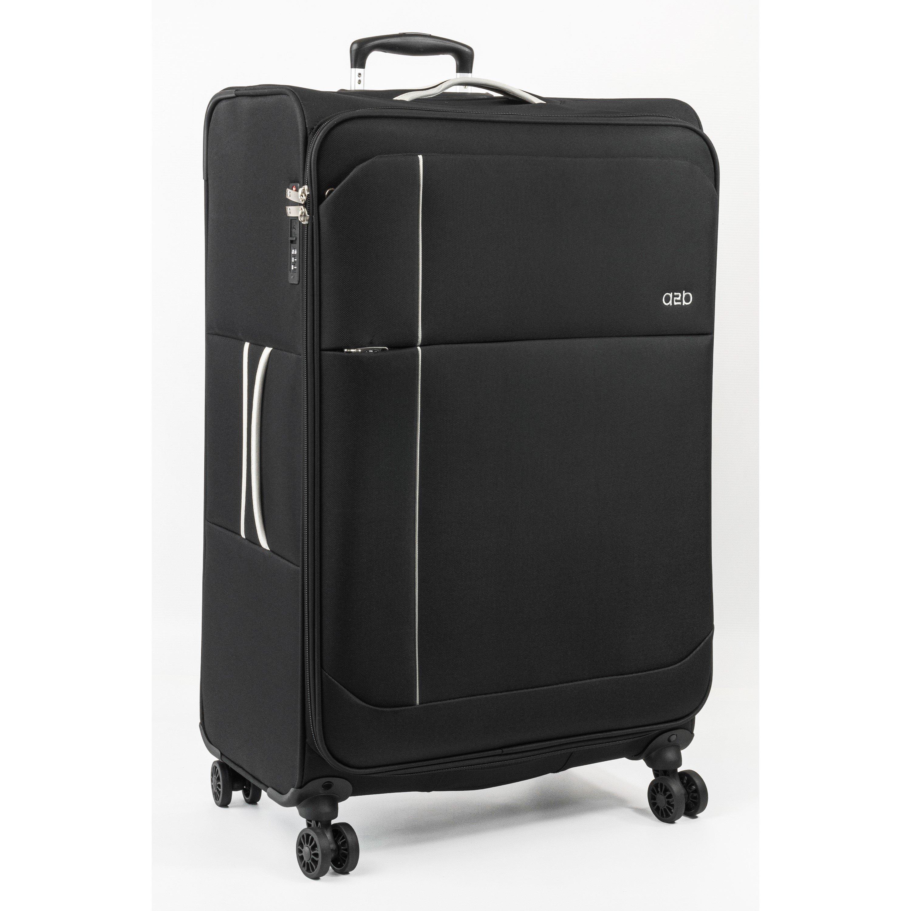 A2b  Odyssey Hold Suitcases Lightweight Travel Luggage - Black - Medium