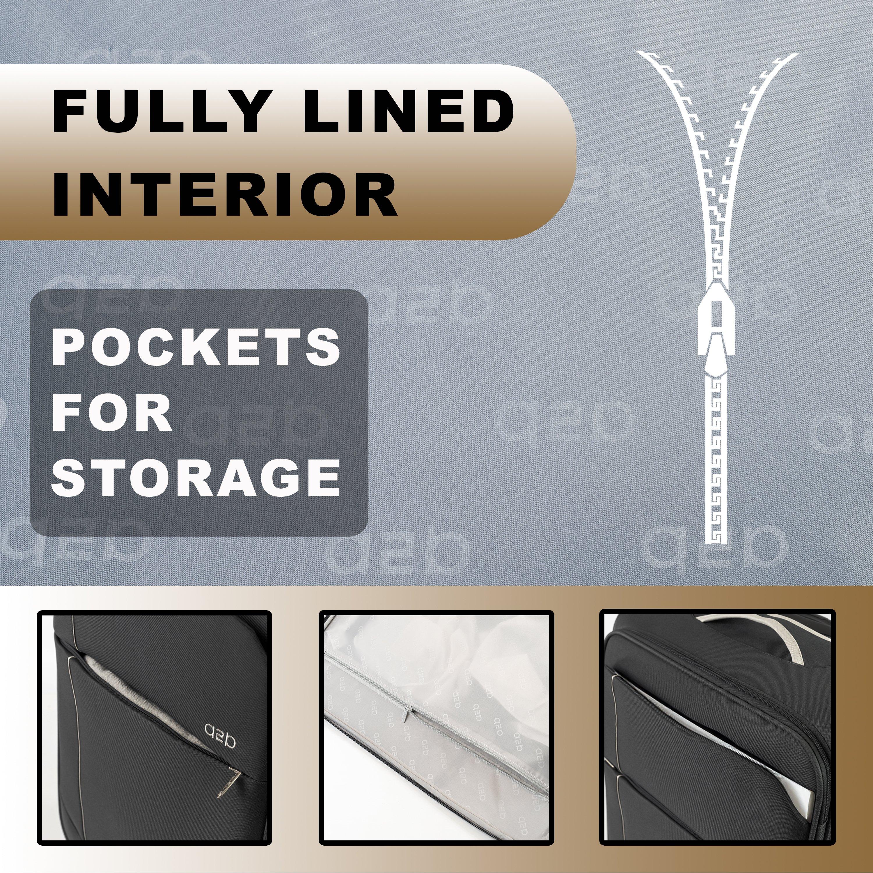 Black - A2B - Odyssey Hold Suitcases Lightweight Travel Luggage - 7