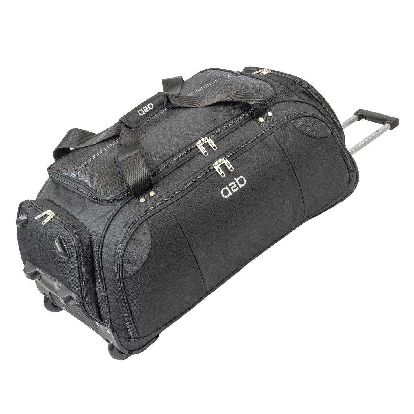 Black - A2B - Quest 95.3L Wheeled Holdall Roller Duffel Bag - 1