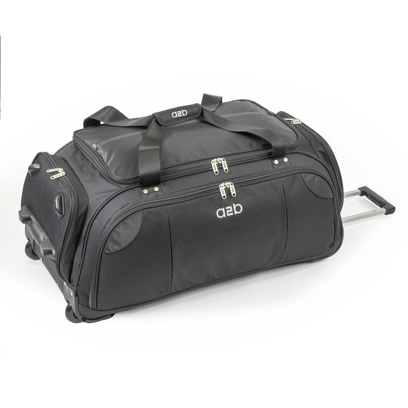 Black - A2B - Quest 95.3L Wheeled Holdall Roller Duffel Bag - 7