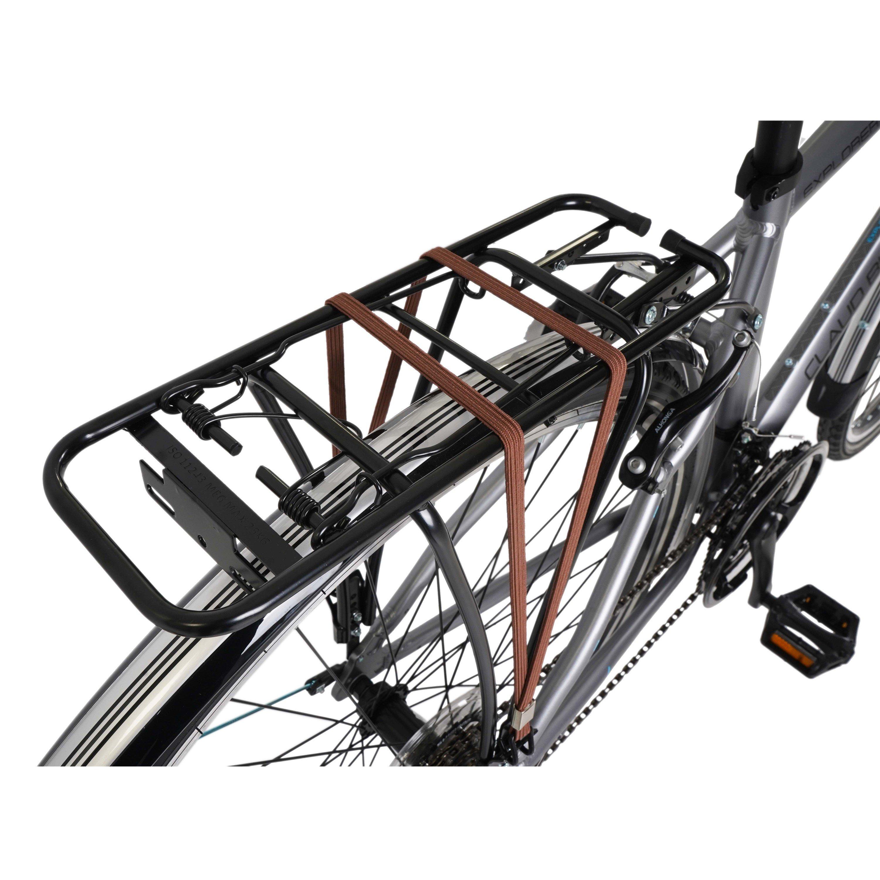 Silver - Claud Butler - Claud Butler Explorer 1.0 EQ Hybrid Bike - 8