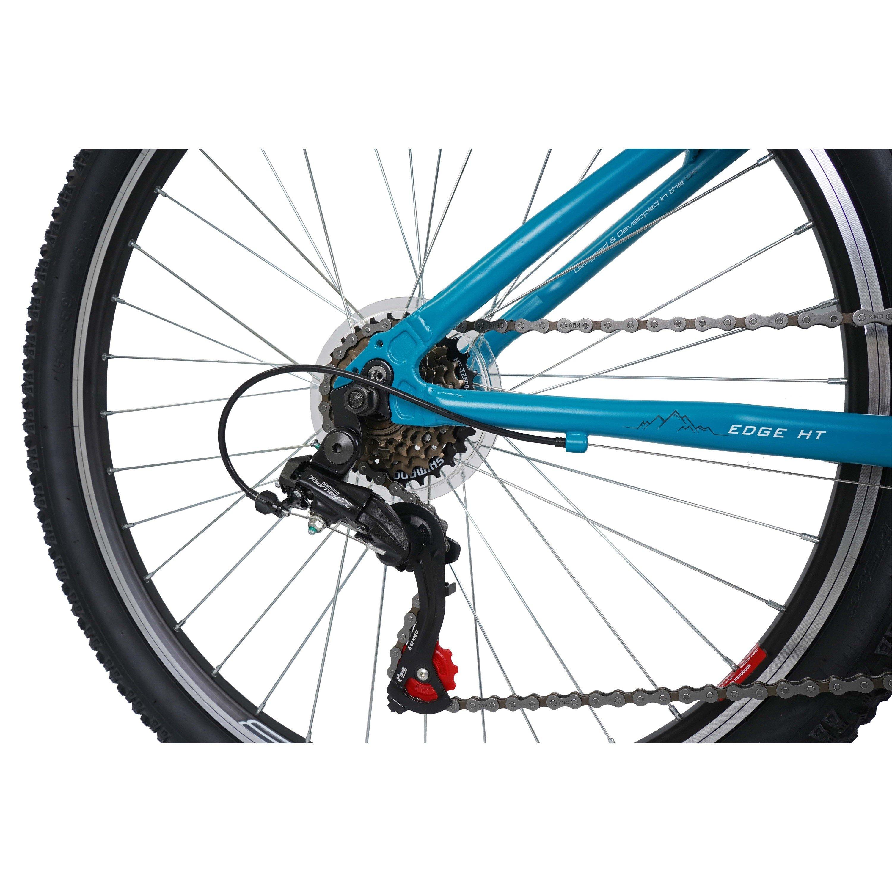Light Blue - Claud Butler - Claud Butler Edge HT Low Step Mountain Bike - 3