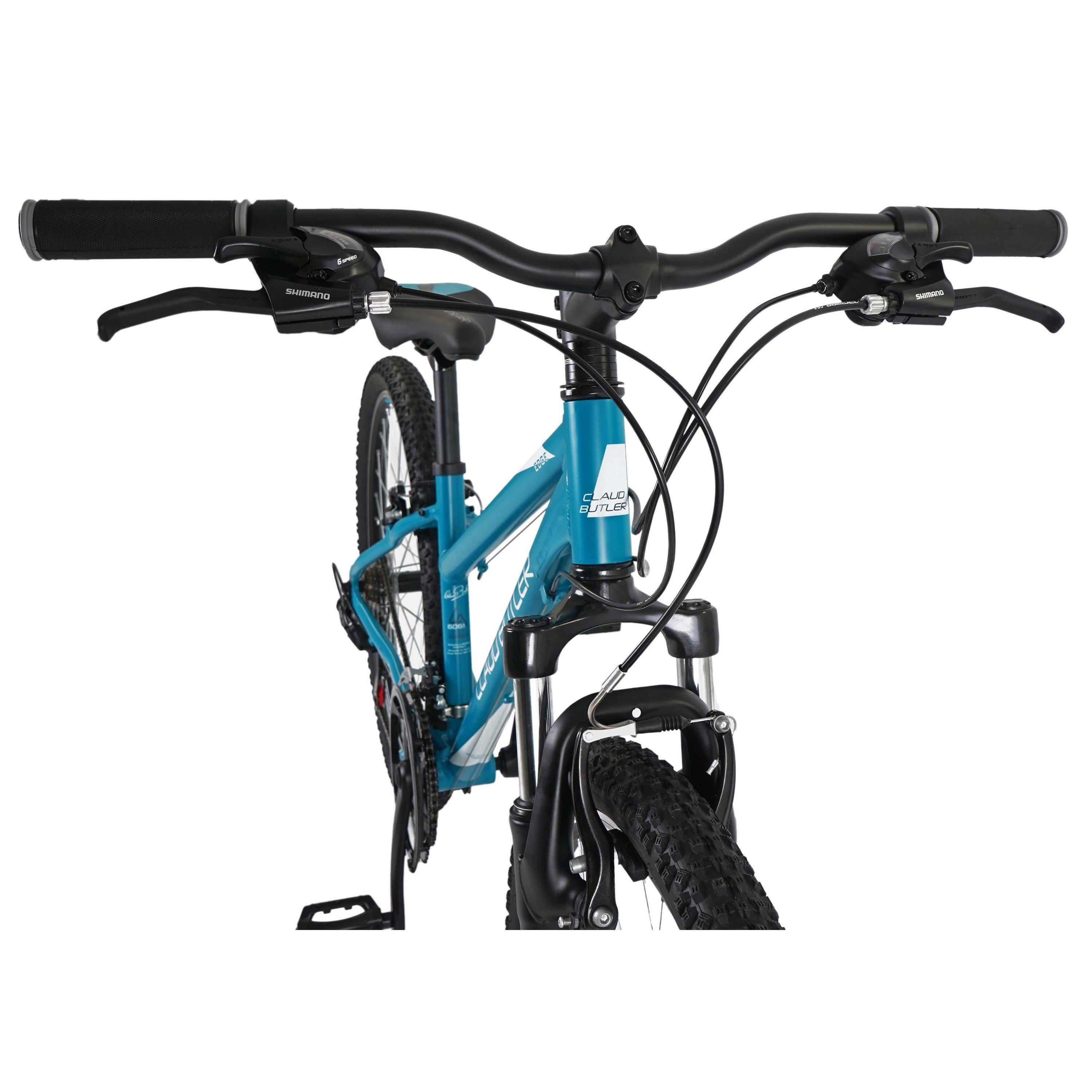 Light Blue - Claud Butler - Claud Butler Edge HT Low Step Mountain Bike - 8