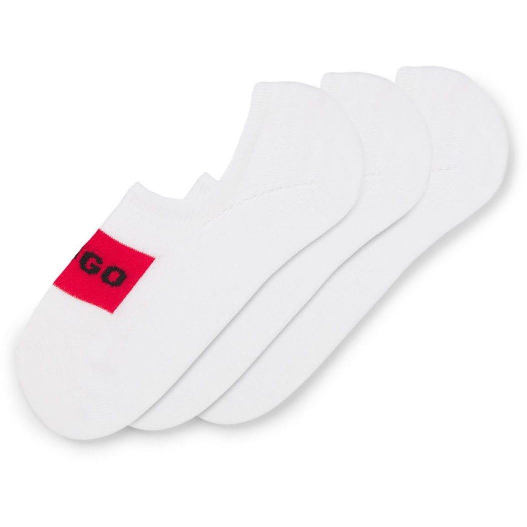 White - Hugo - 3 Pack of Invisible Socks - 2