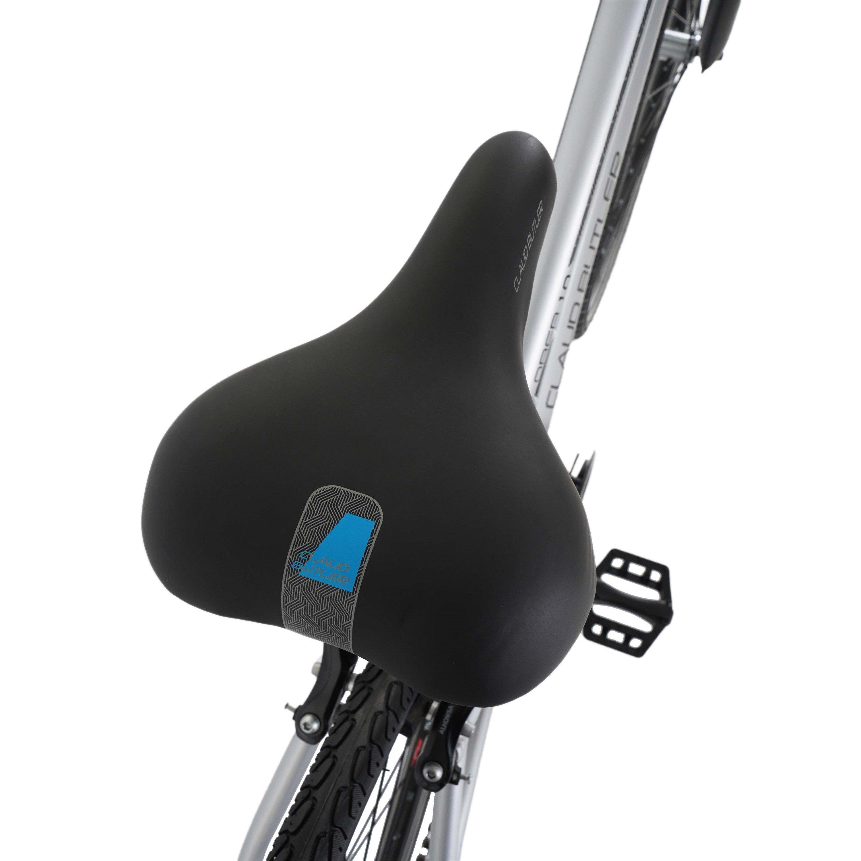 Silver - Claud Butler - Claud Butler Explorer 1.0 Low Step Hybrid Bike - 7