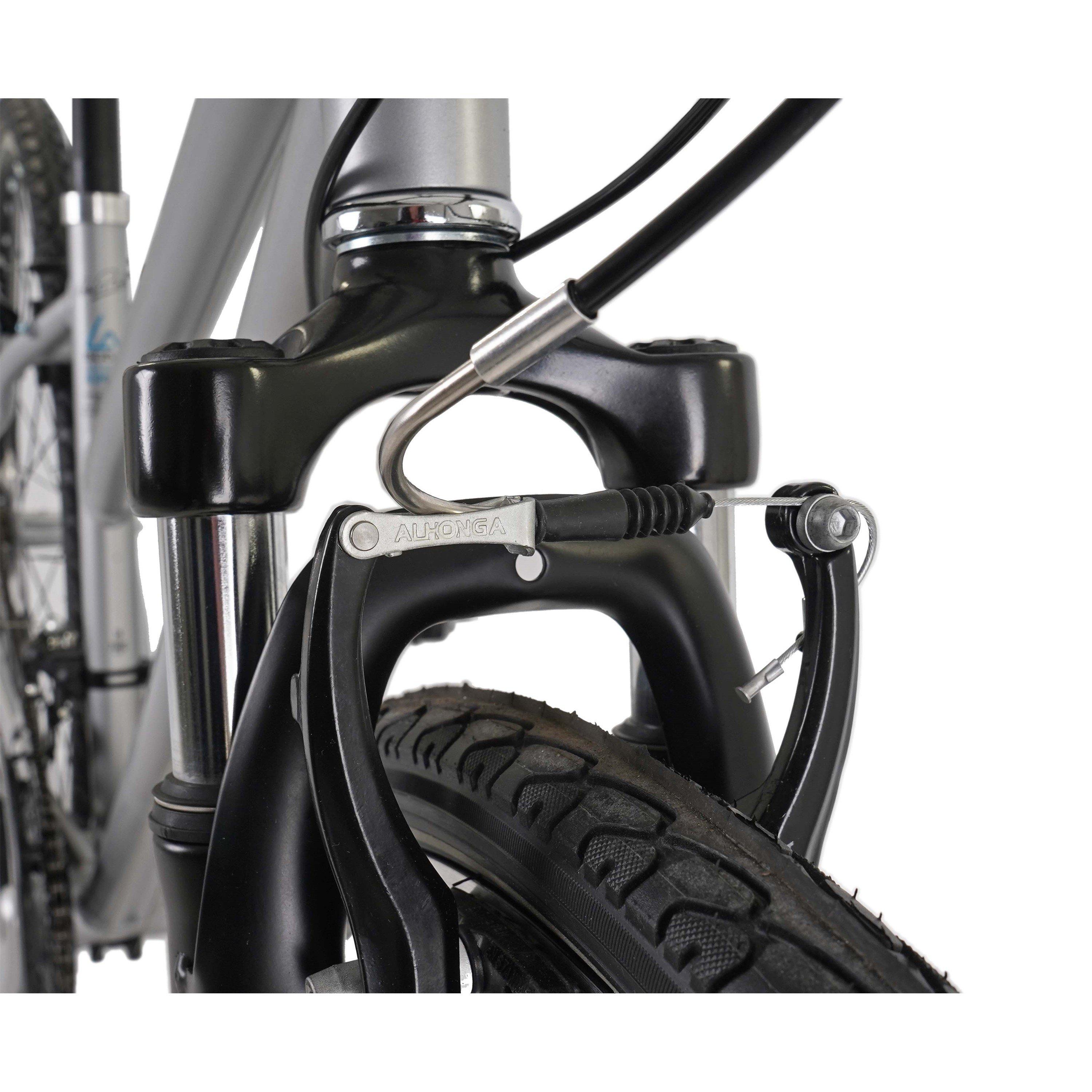 Silver - Claud Butler - Claud Butler Explorer 1.0 Low Step Hybrid Bike - 9