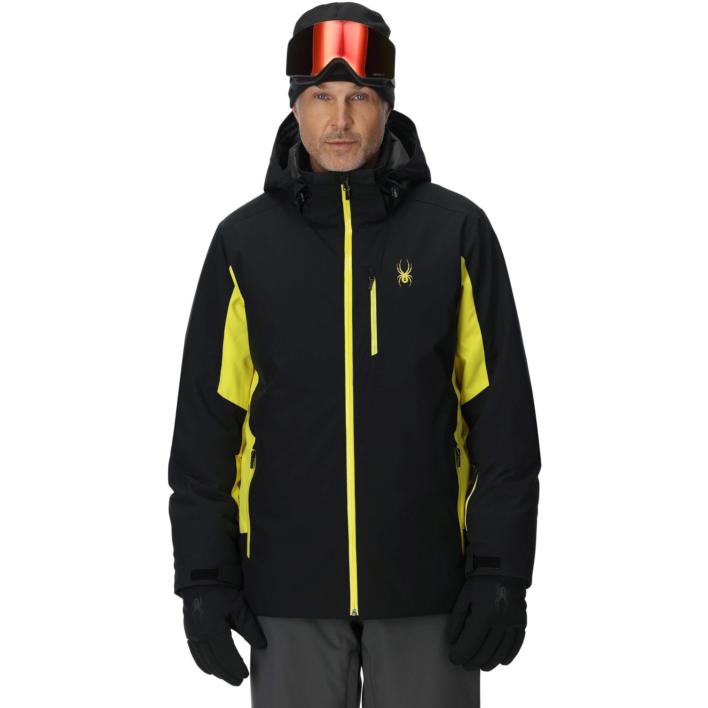 Zwart/Limoen - Spyder - Vertex Ski Jacket - 3
