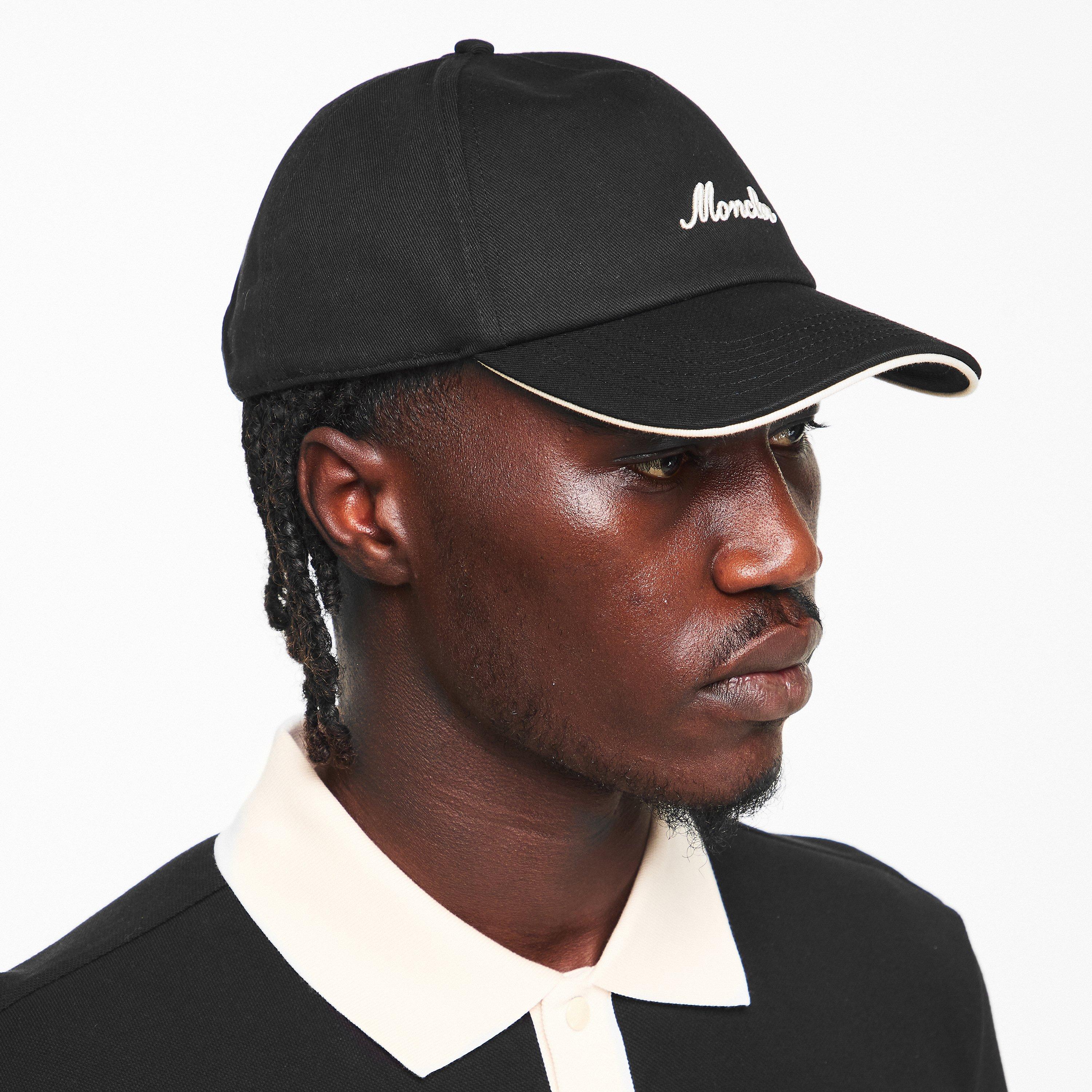 Black 999 - Moncler - Men's Logo Baseball Cap - 3