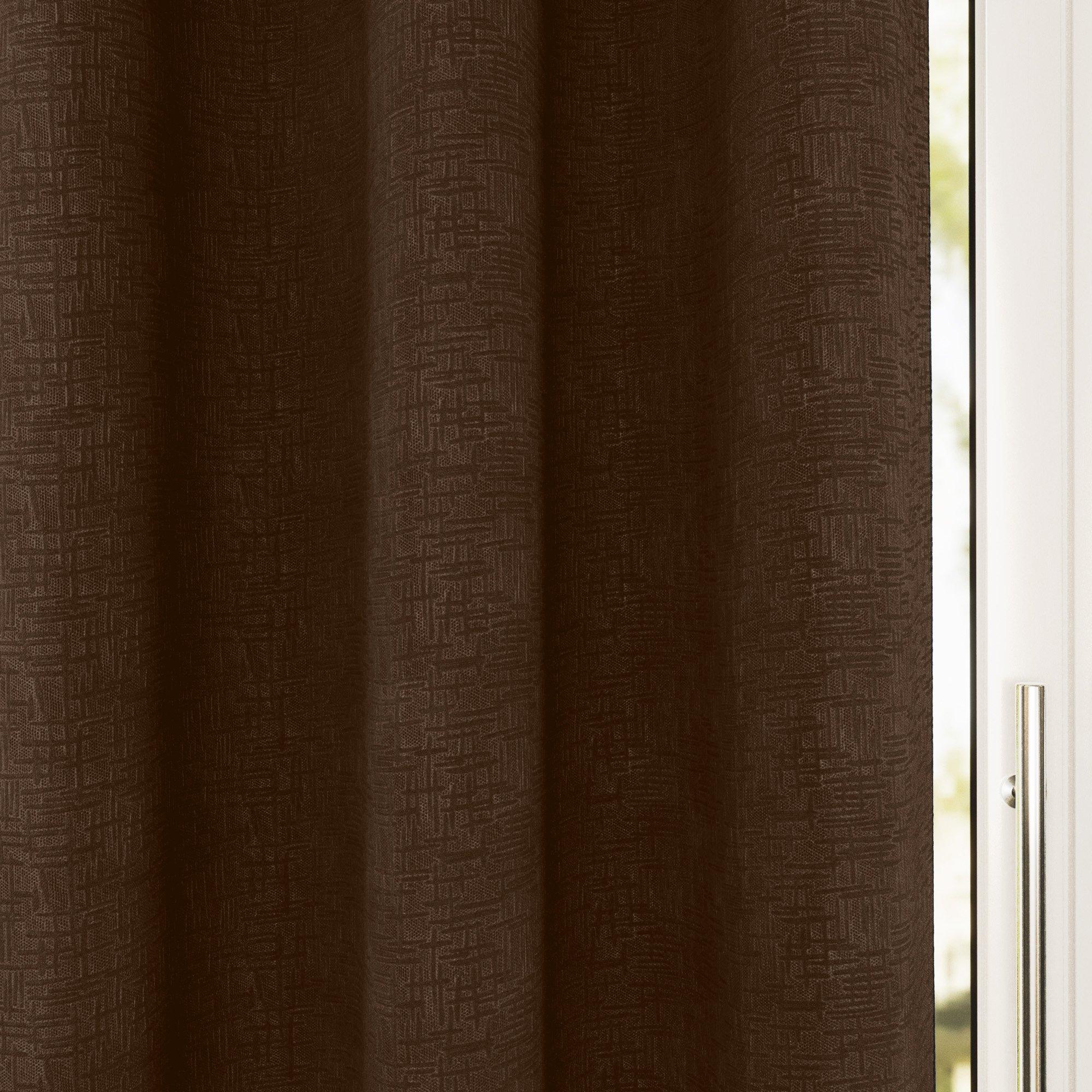 Chocolate - Enhanced Living - Vogue Chocolate Thermal Room Darkening Curtains - 3