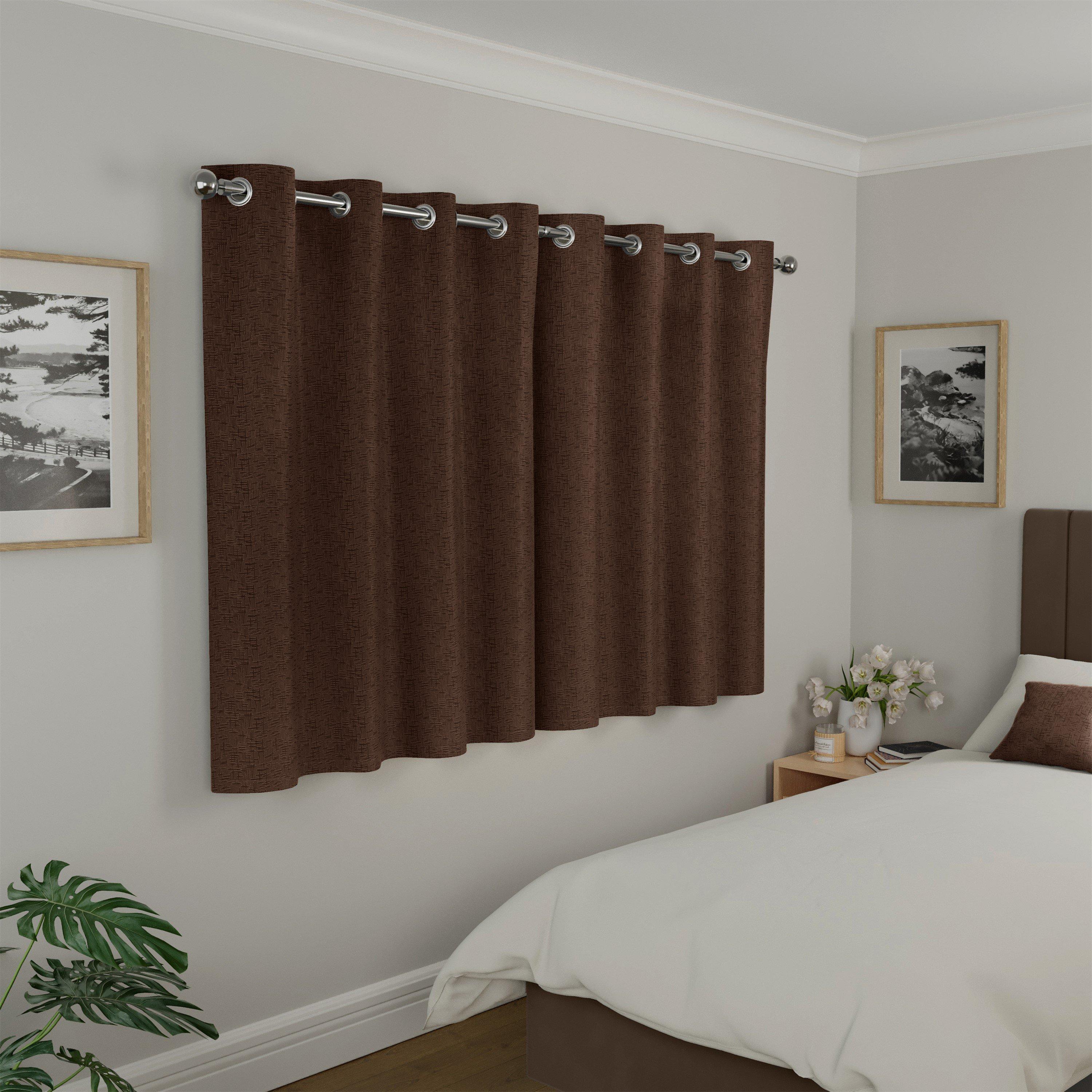 Chocolate - Enhanced Living - Vogue Chocolate Thermal Room Darkening Curtains - 4