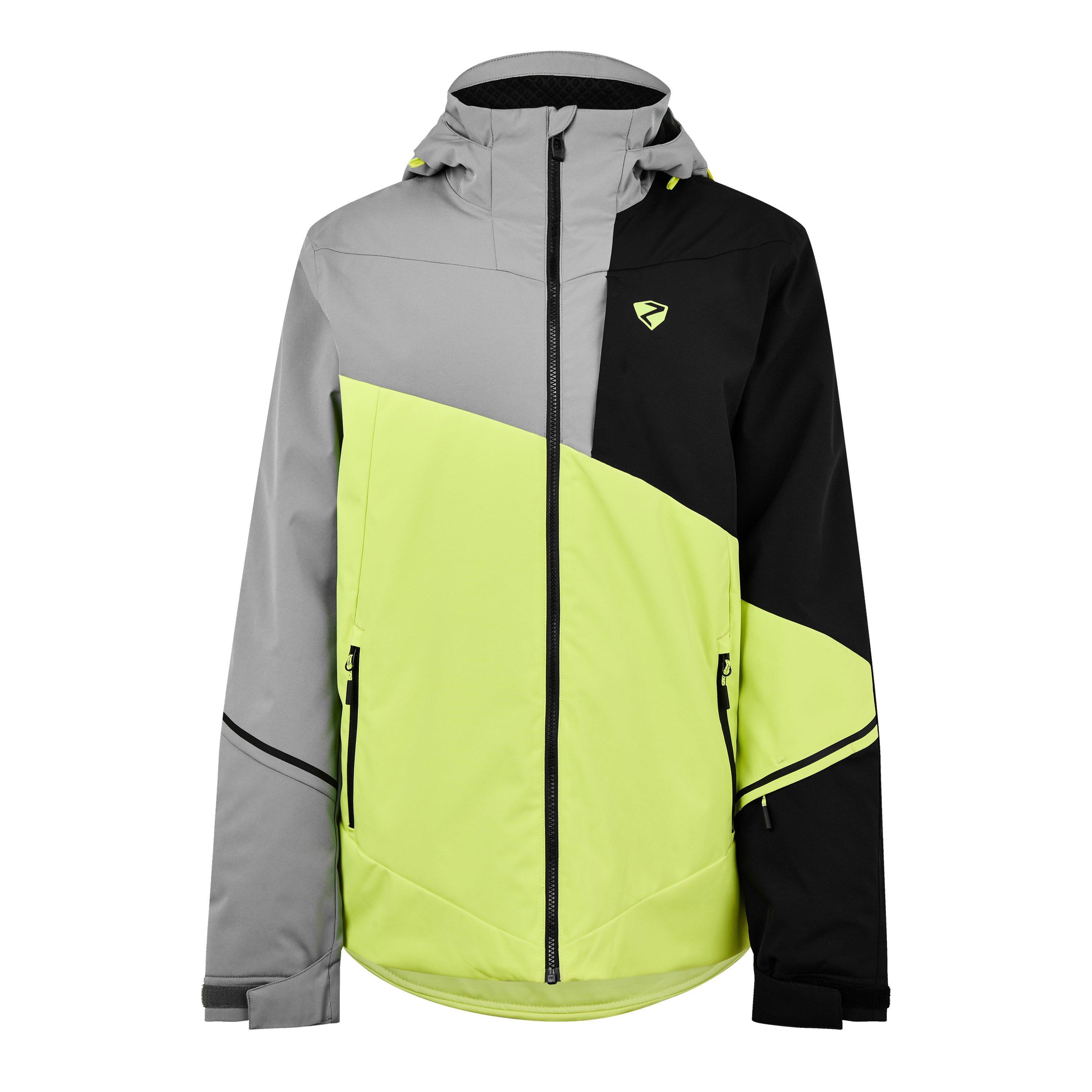 Ziener Men's Timpa Weather-Resistant Ski Jacket - Yellow