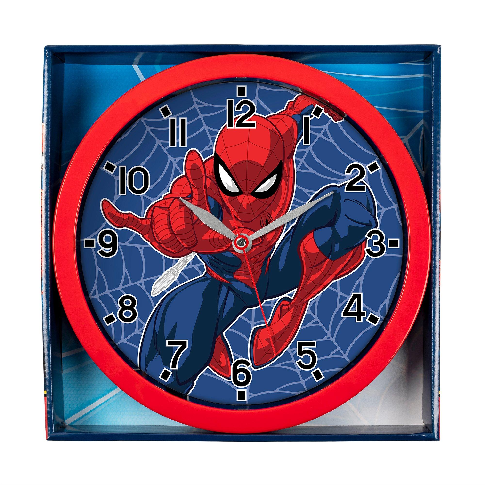 Red - Spiderman - Spiderman Round Wall Clock - 3