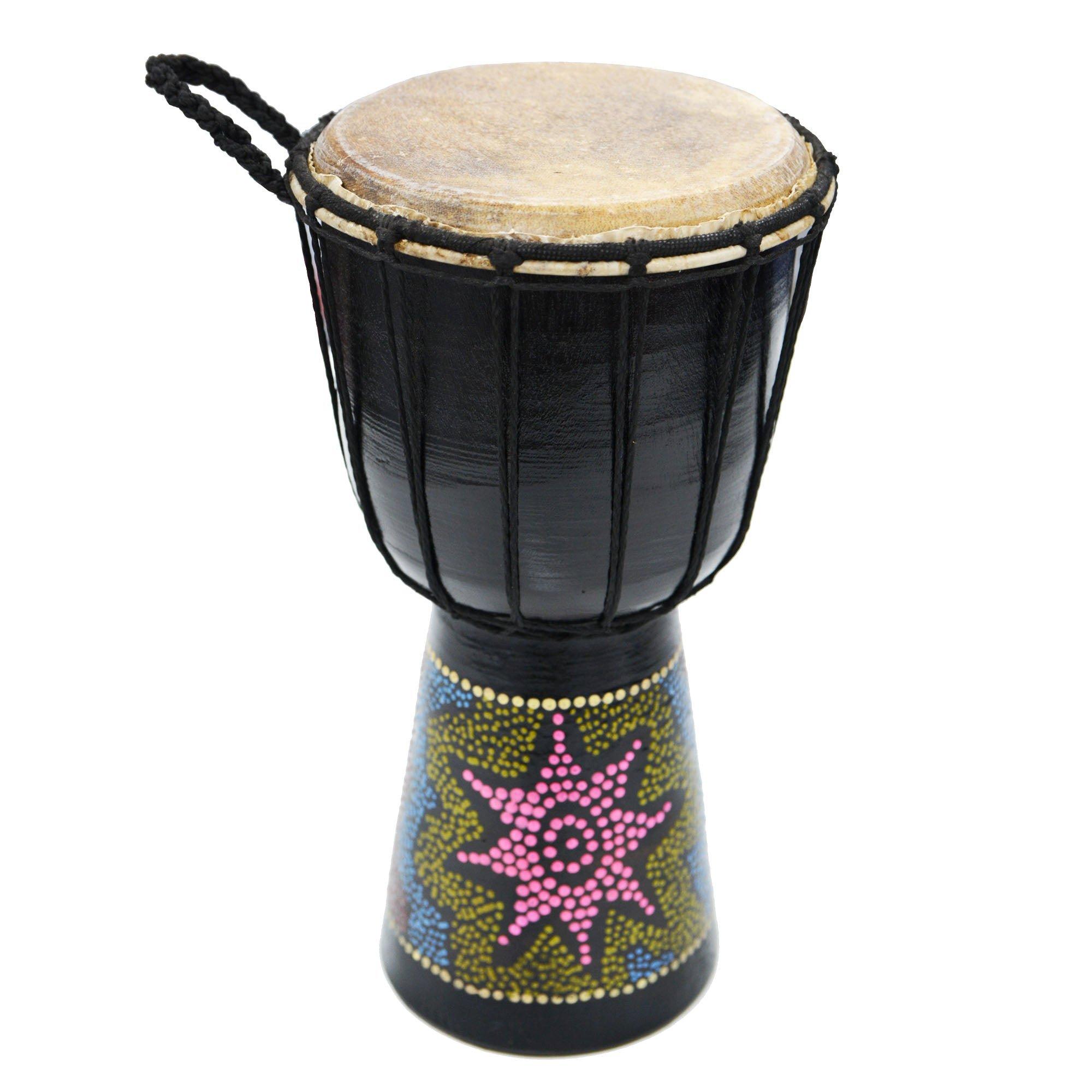 A-Star  A-Star 6 Inch Painted Djembe -  - Full Size
