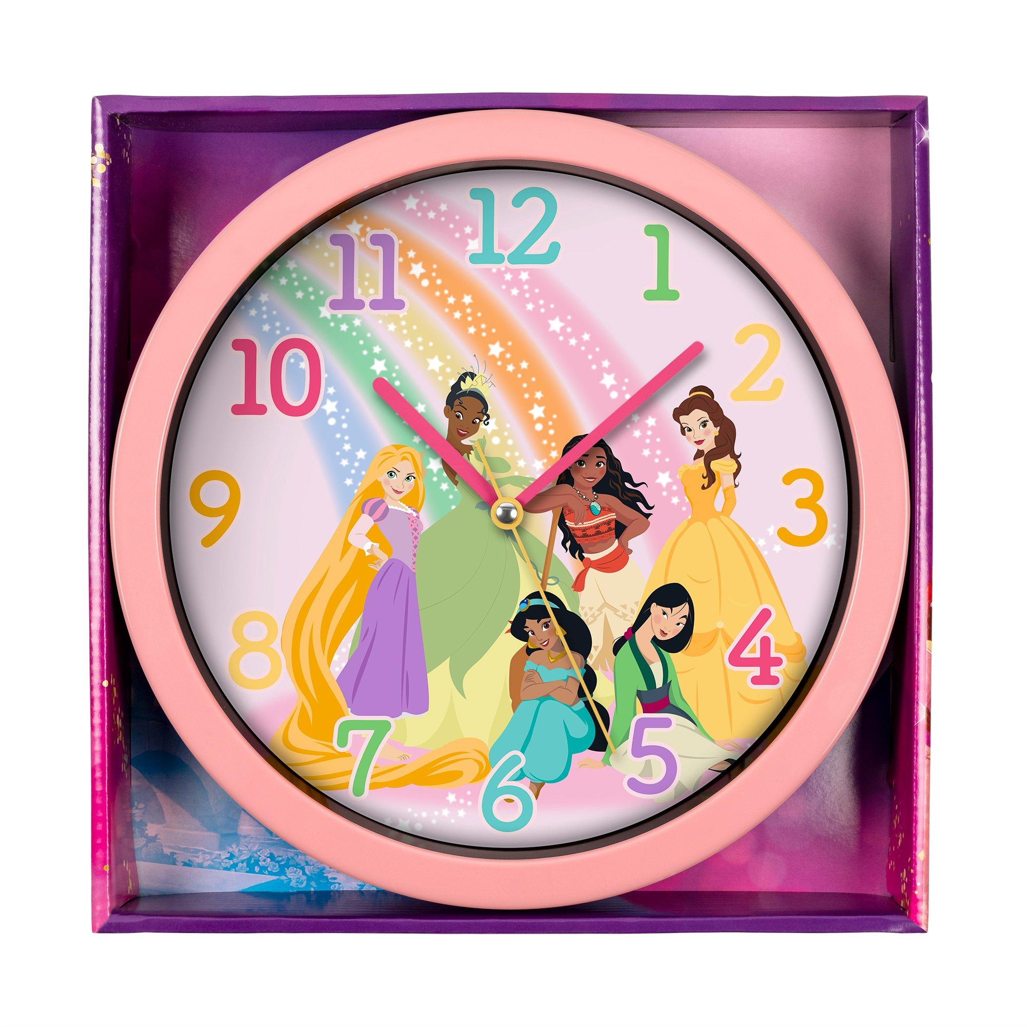 Pink - Disney - Disney Princess Round Wall Clock - 2